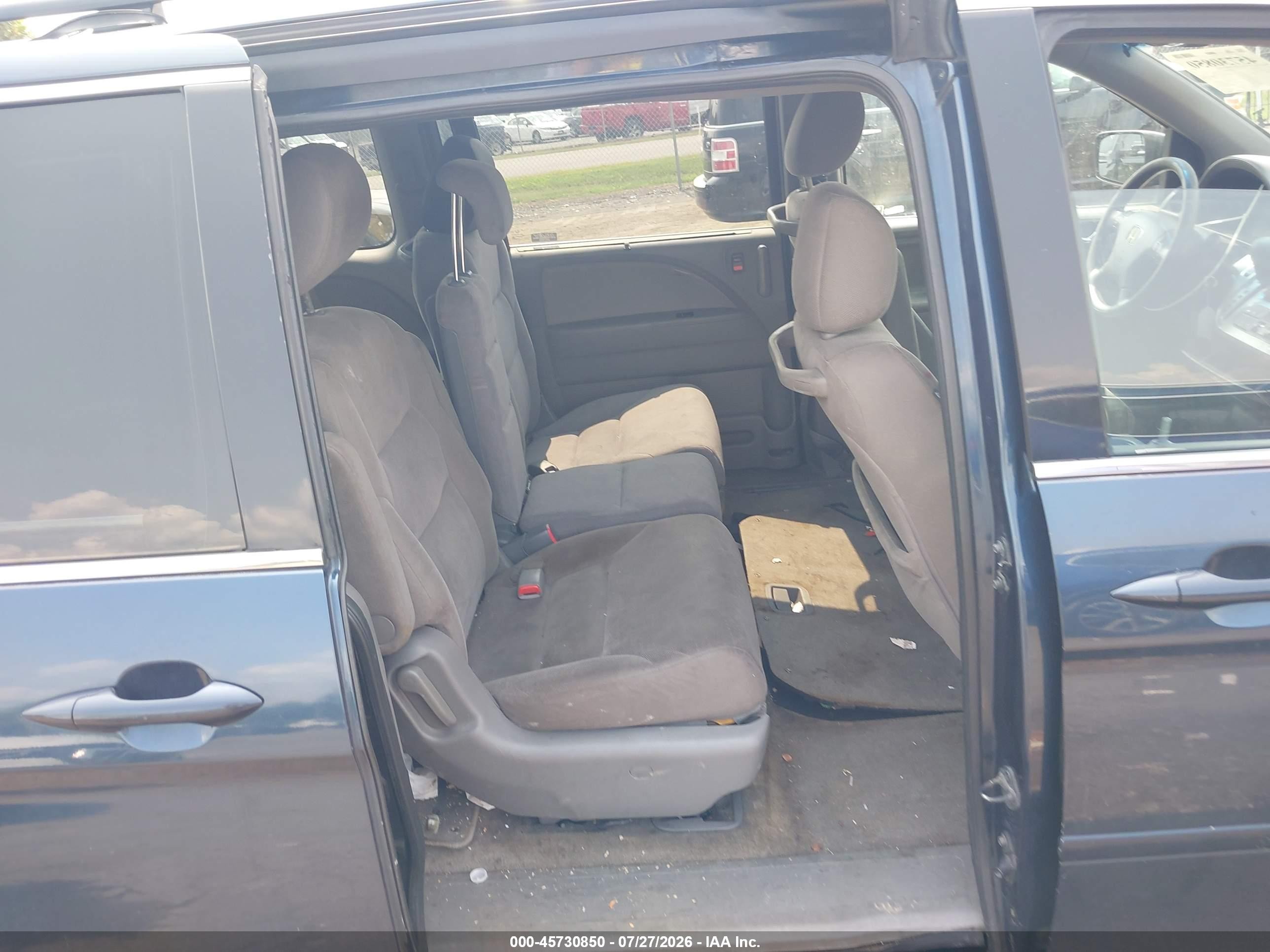 2009 Honda Odyssey Ex Blue vin: 5FNRL38429B412393