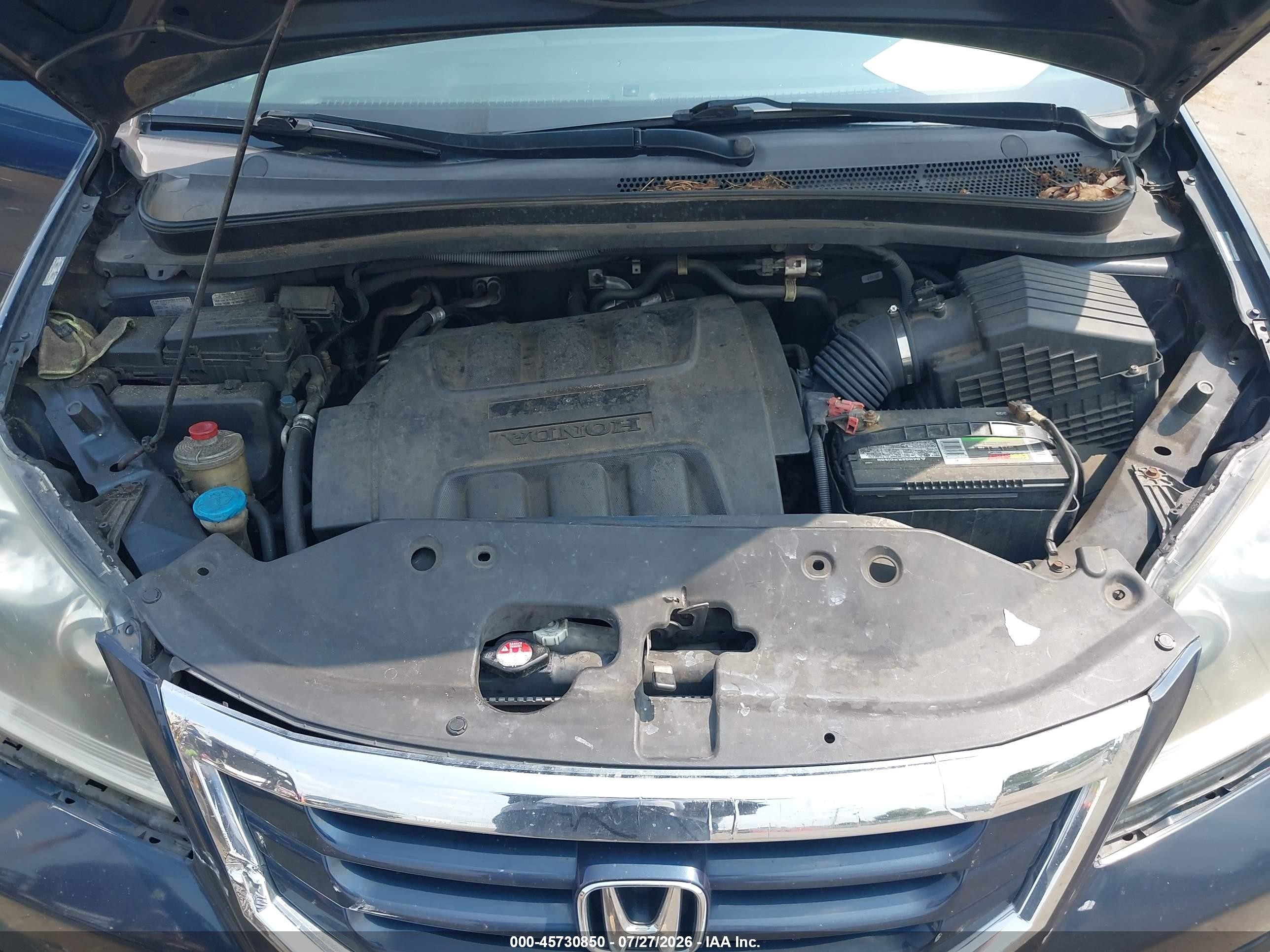 2009 Honda Odyssey Ex Blue vin: 5FNRL38429B412393