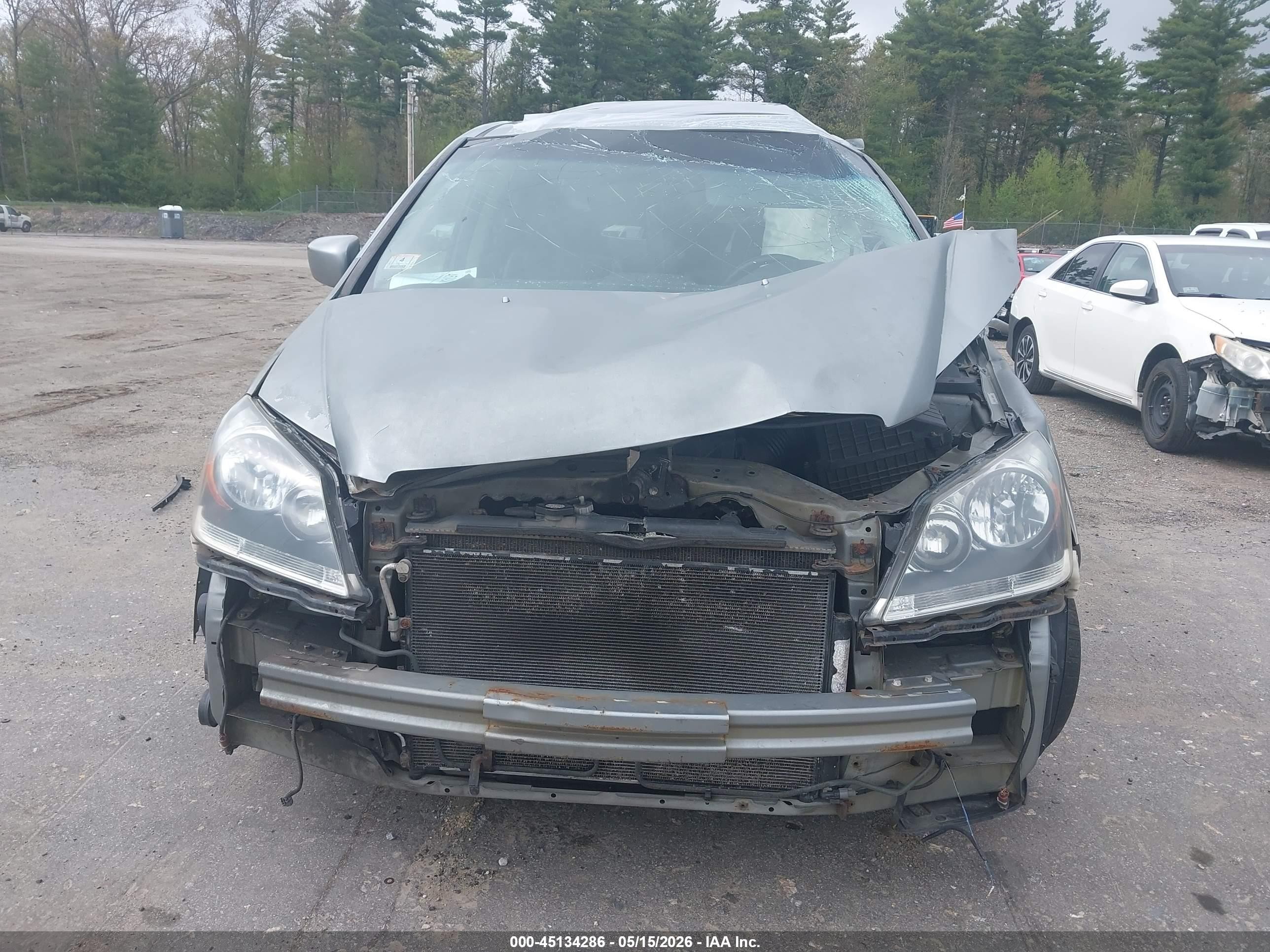 2005 Honda Odyssey Ex Серый vin: 5FNRL38435B005595