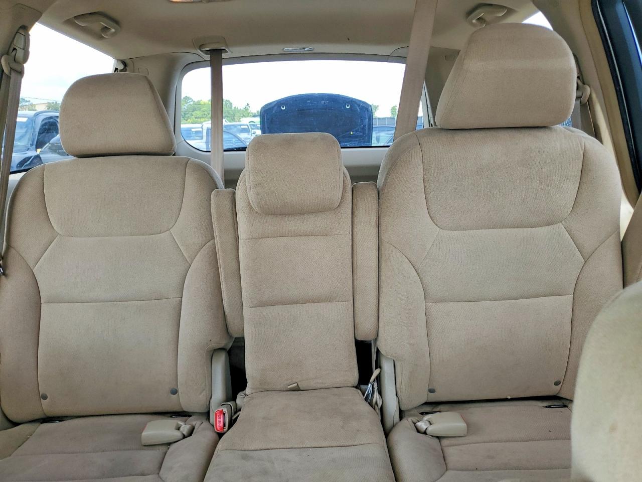 2005 Honda Odyssey Ex White vin: 5FNRL38435B033591
