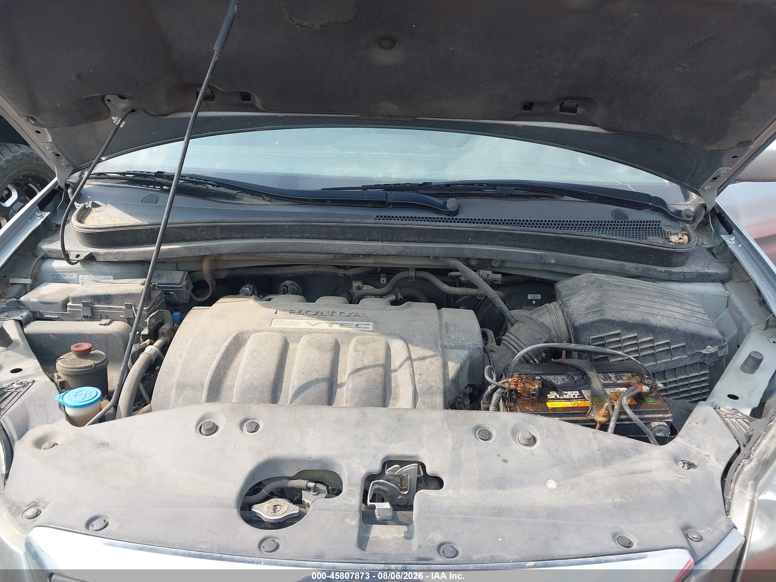 2005 Honda Odyssey Ex Light Blue vin: 5FNRL38435B056420