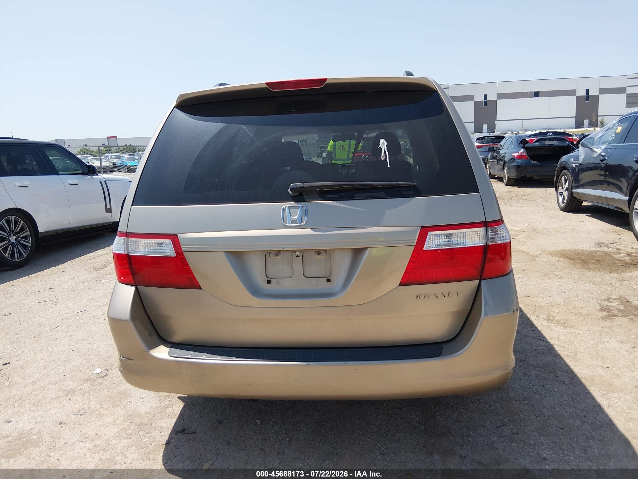2005 Honda Odyssey Ex Gold vin: 5FNRL38435B425003