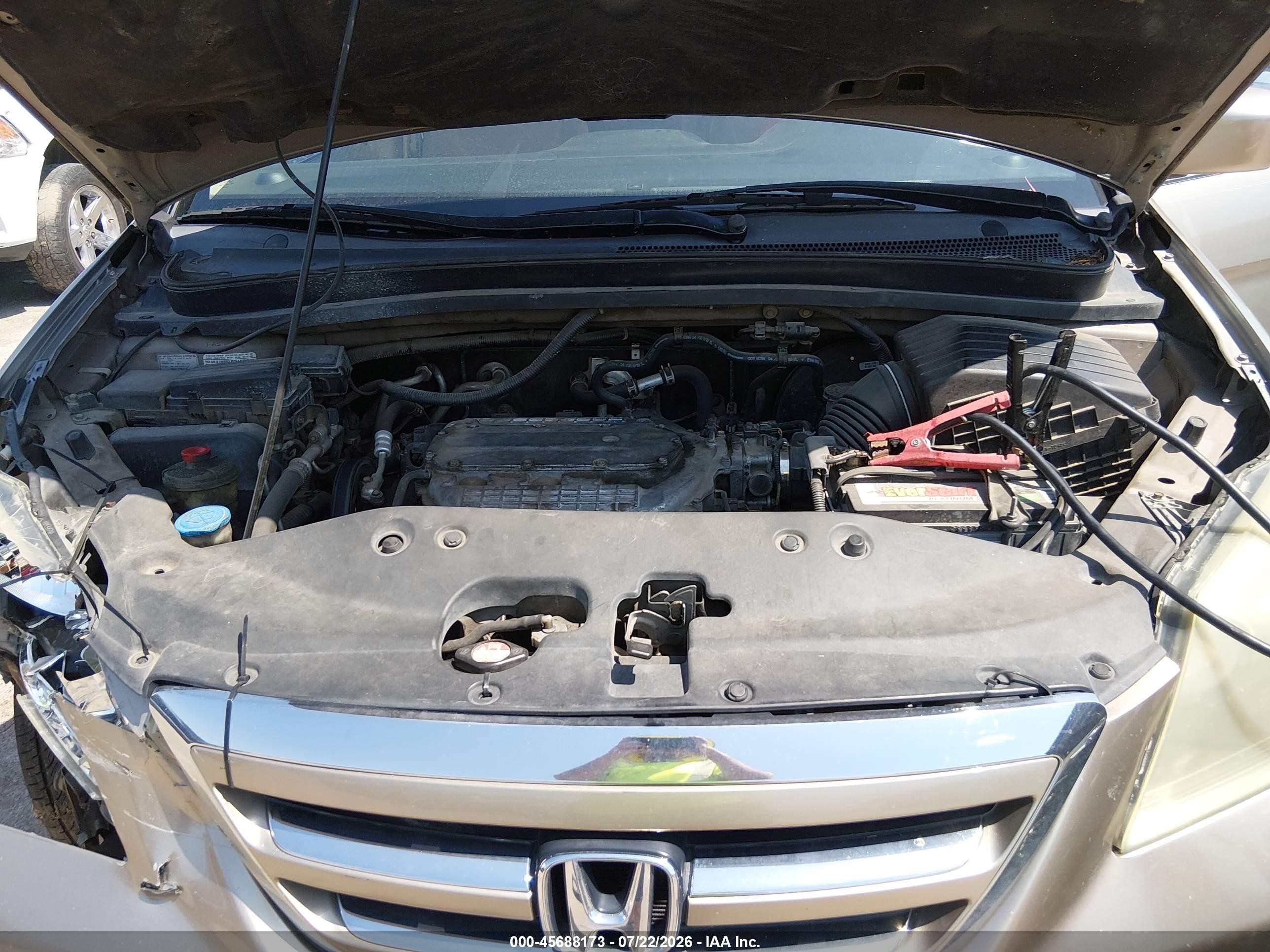 2005 Honda Odyssey Ex Gold vin: 5FNRL38435B425003