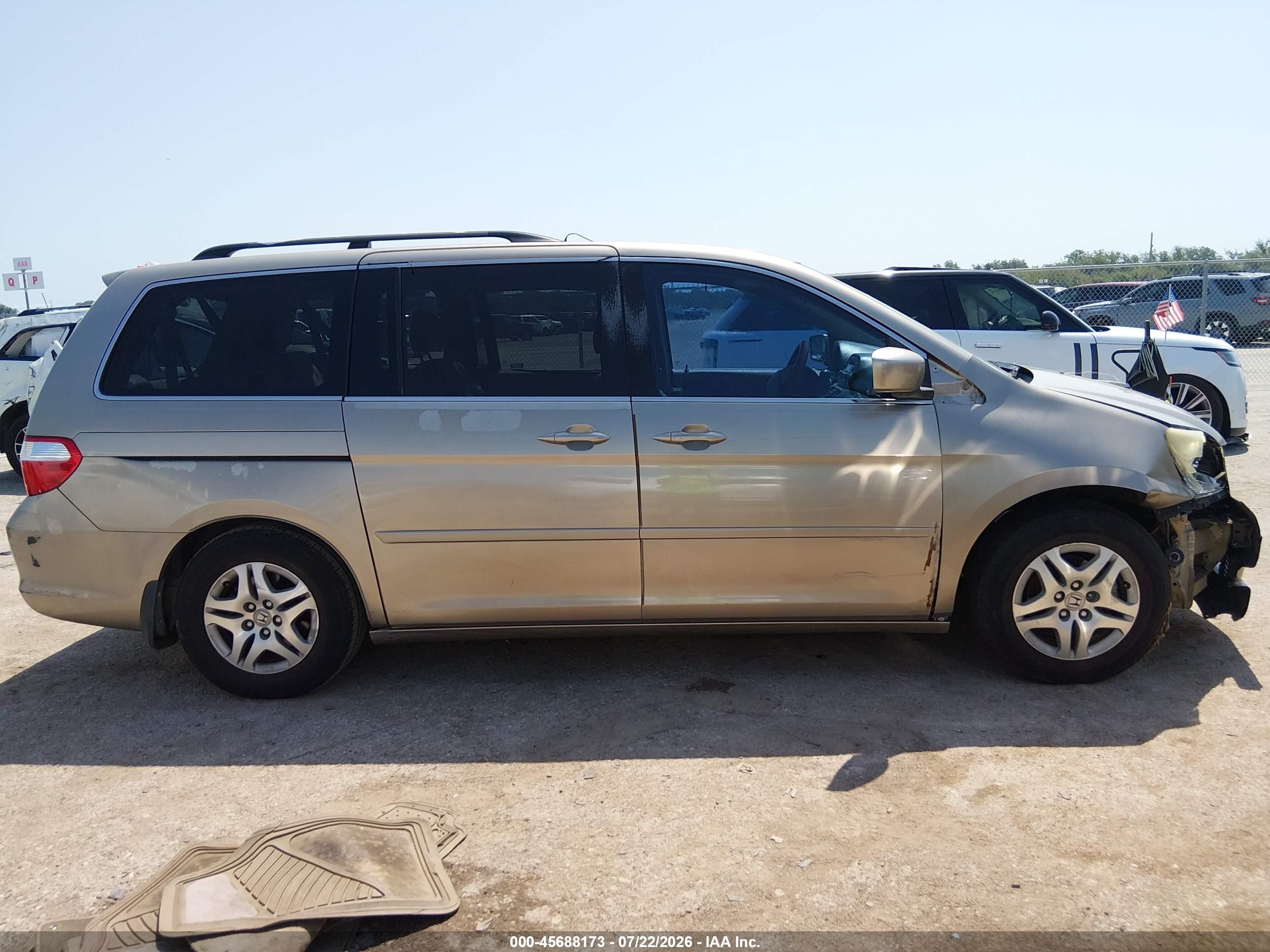 2005 Honda Odyssey Ex Gold vin: 5FNRL38435B425003