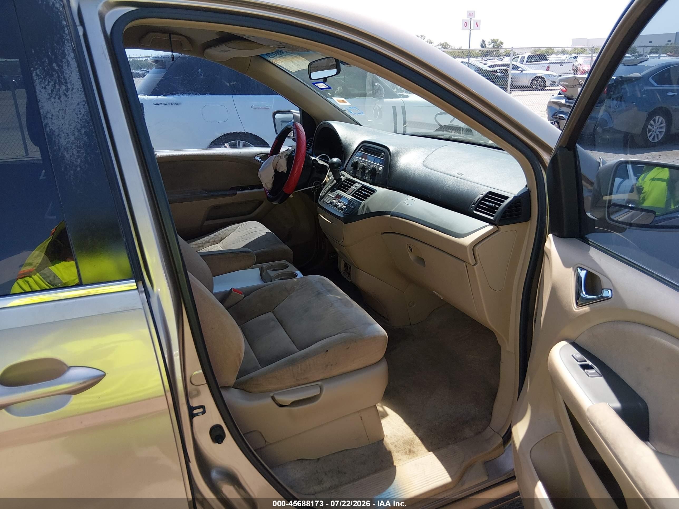 2005 Honda Odyssey Ex Gold vin: 5FNRL38435B425003