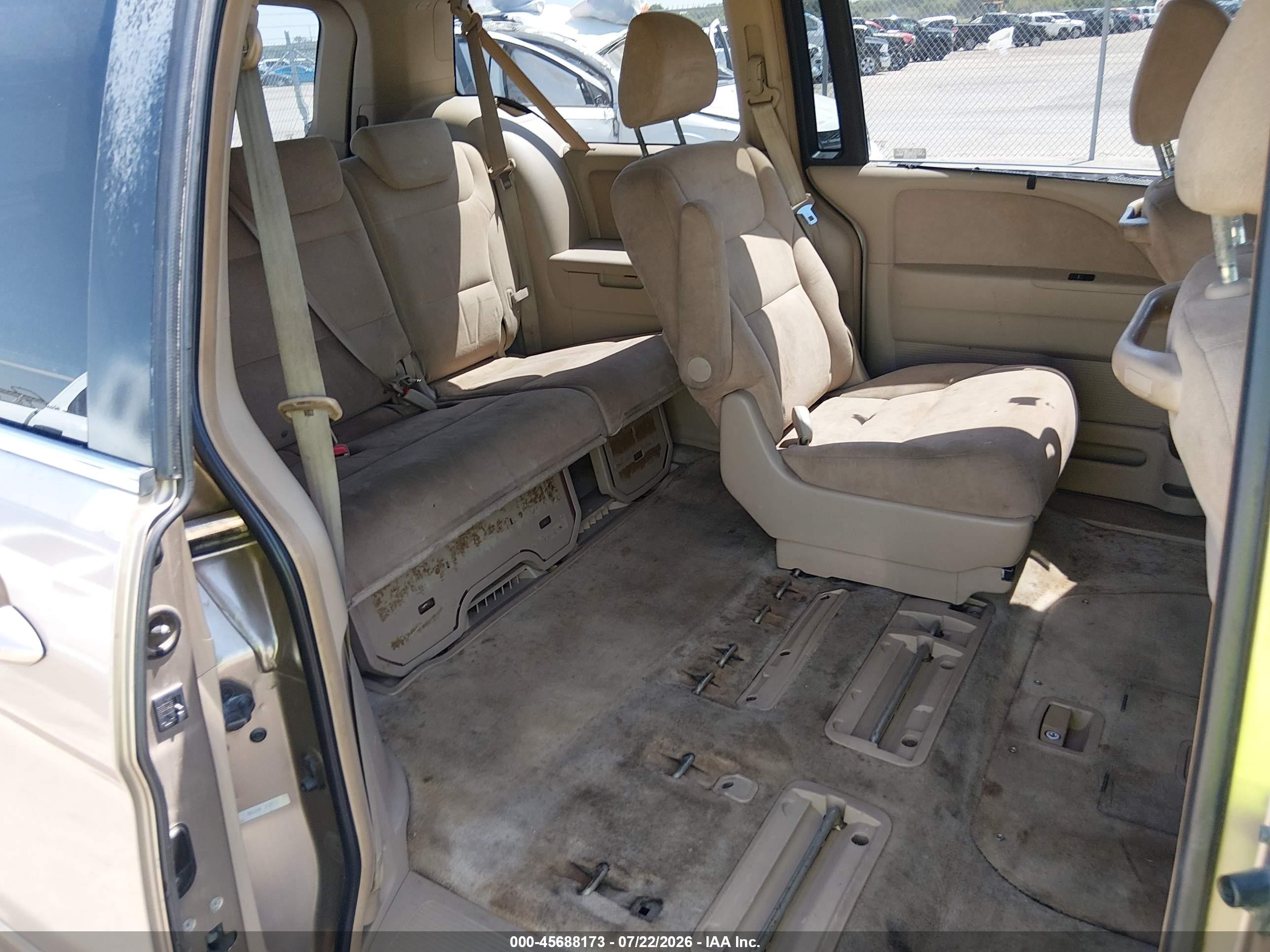 2005 Honda Odyssey Ex Gold vin: 5FNRL38435B425003