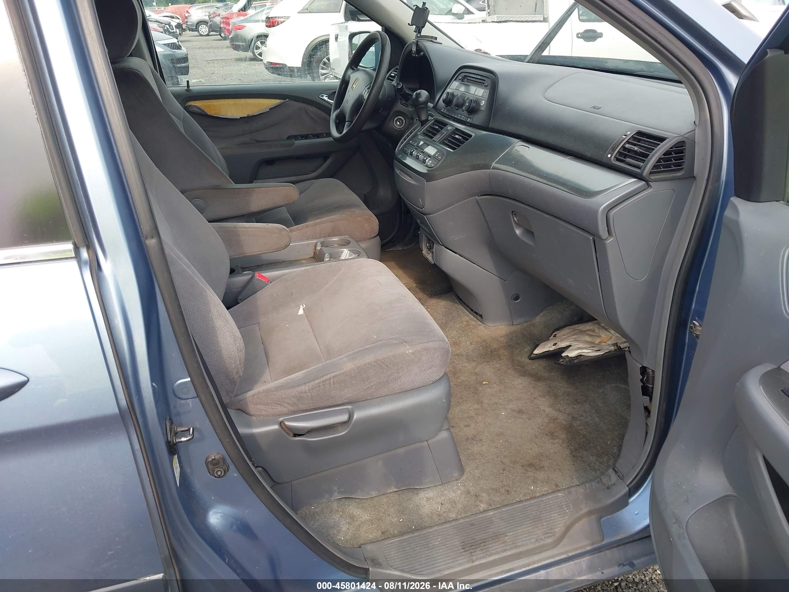 2006 Honda Odyssey Ex Blue vin: 5FNRL38436B060226