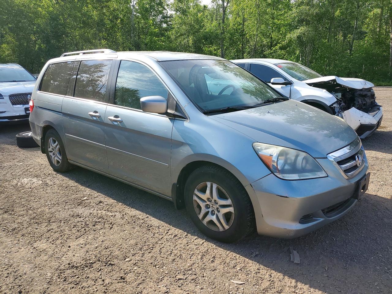 2006 Honda Odyssey Ex Silver vin: 5FNRL38436B125706
