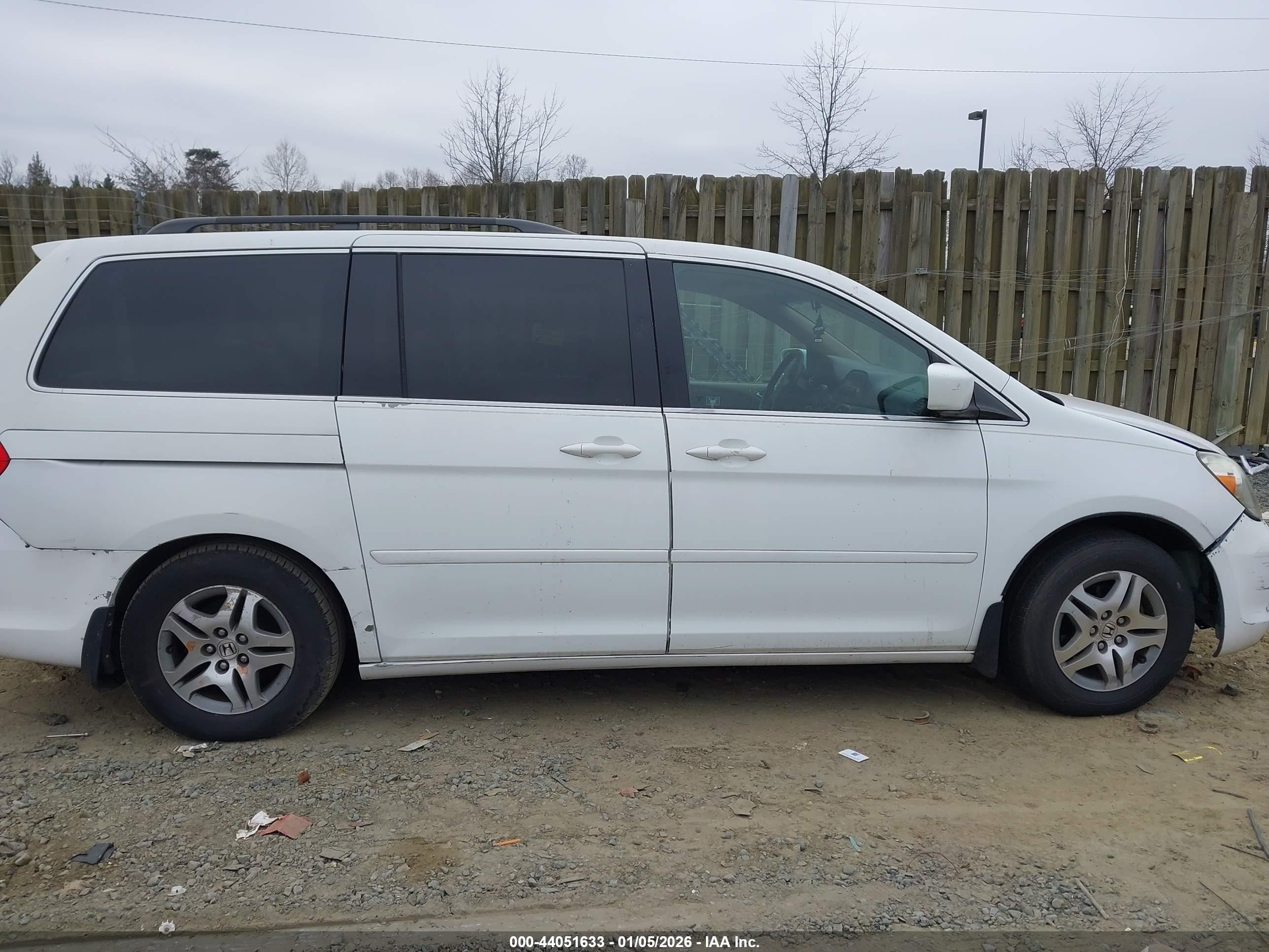 2006 Honda Odyssey Ex Белый vin: 5FNRL38436B459069