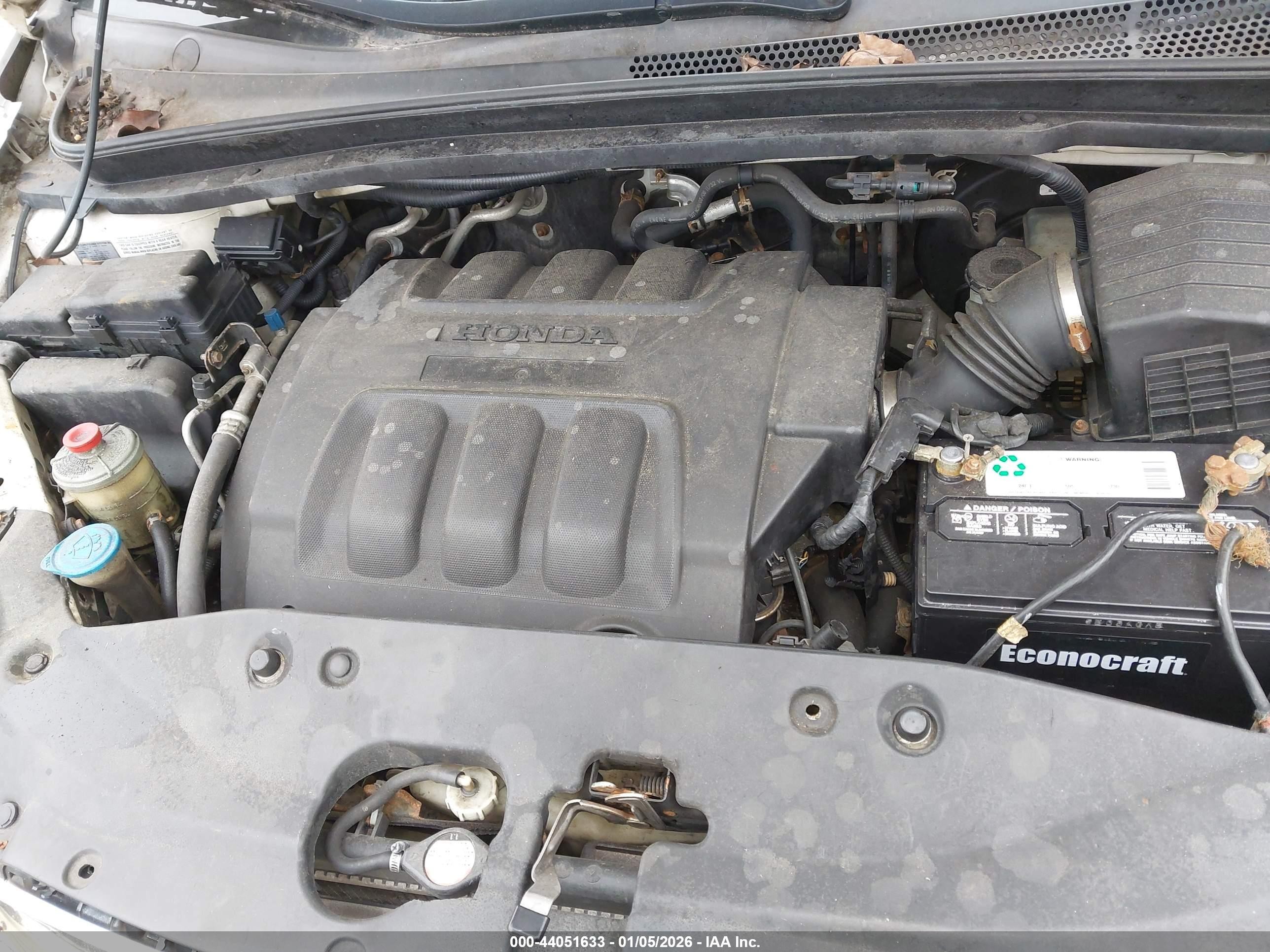 2006 Honda Odyssey Ex Белый vin: 5FNRL38436B459069