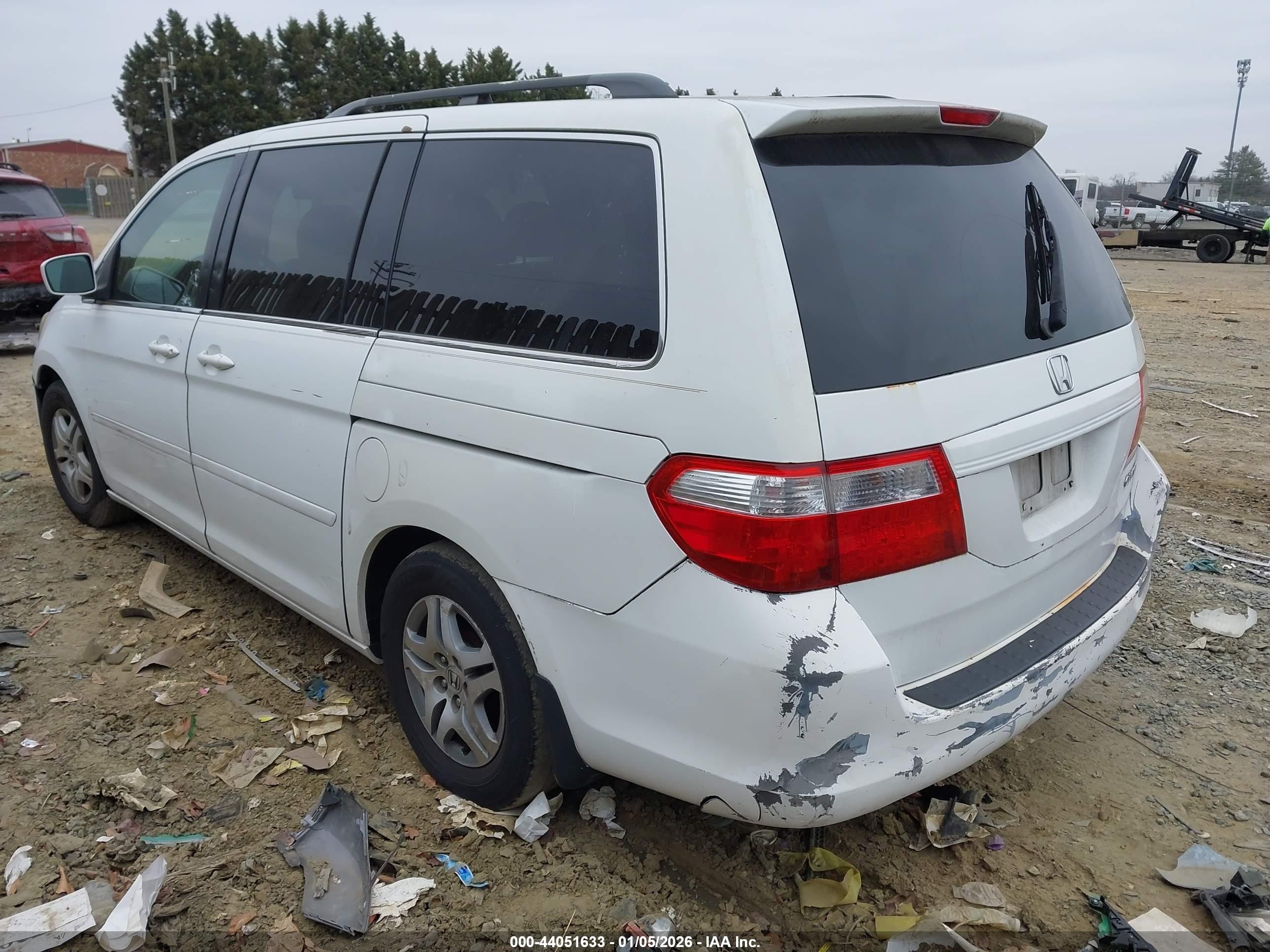 2006 Honda Odyssey Ex Белый vin: 5FNRL38436B459069