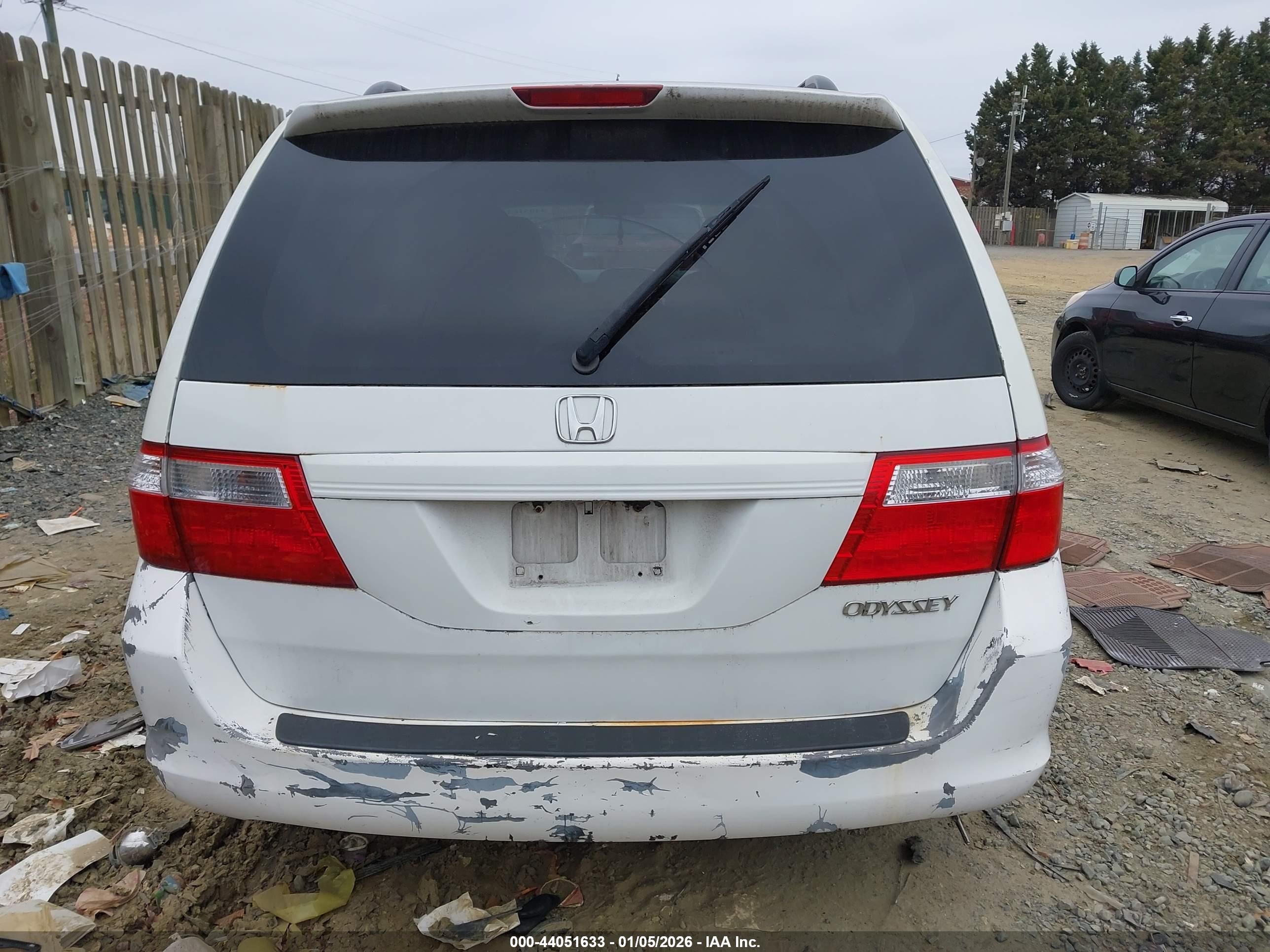 2006 Honda Odyssey Ex Белый vin: 5FNRL38436B459069