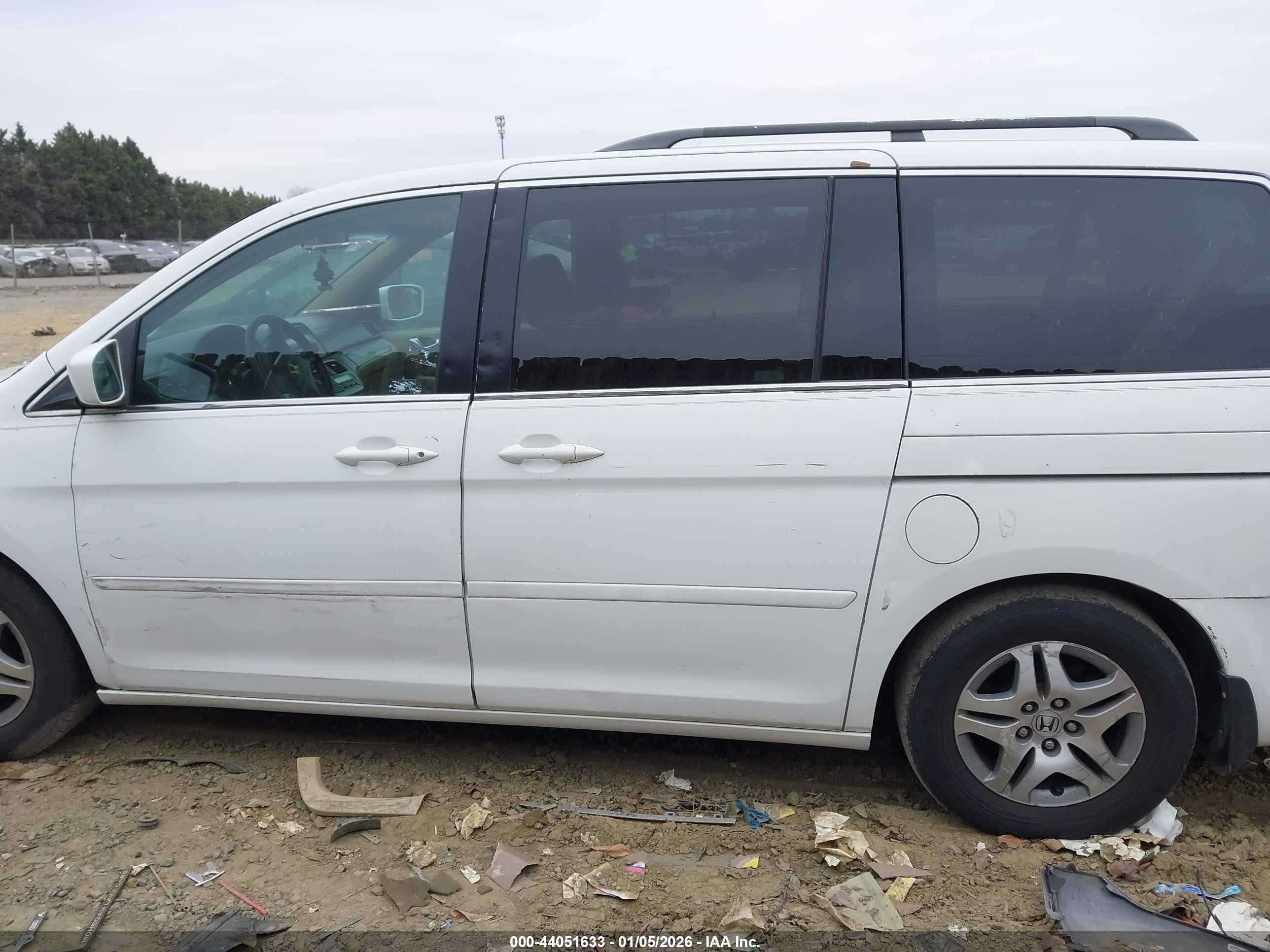 2006 Honda Odyssey Ex Белый vin: 5FNRL38436B459069
