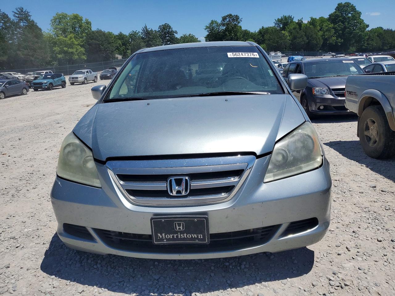 2007 Honda Odyssey Ex Green vin: 5FNRL38437B024201