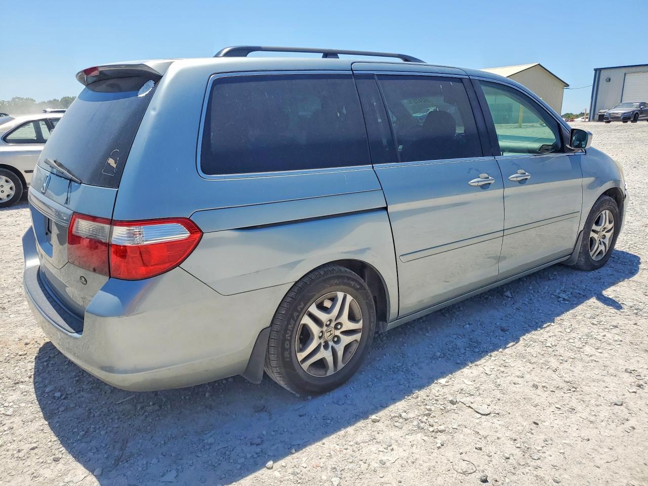 2007 Honda Odyssey Ex Green vin: 5FNRL38437B024201