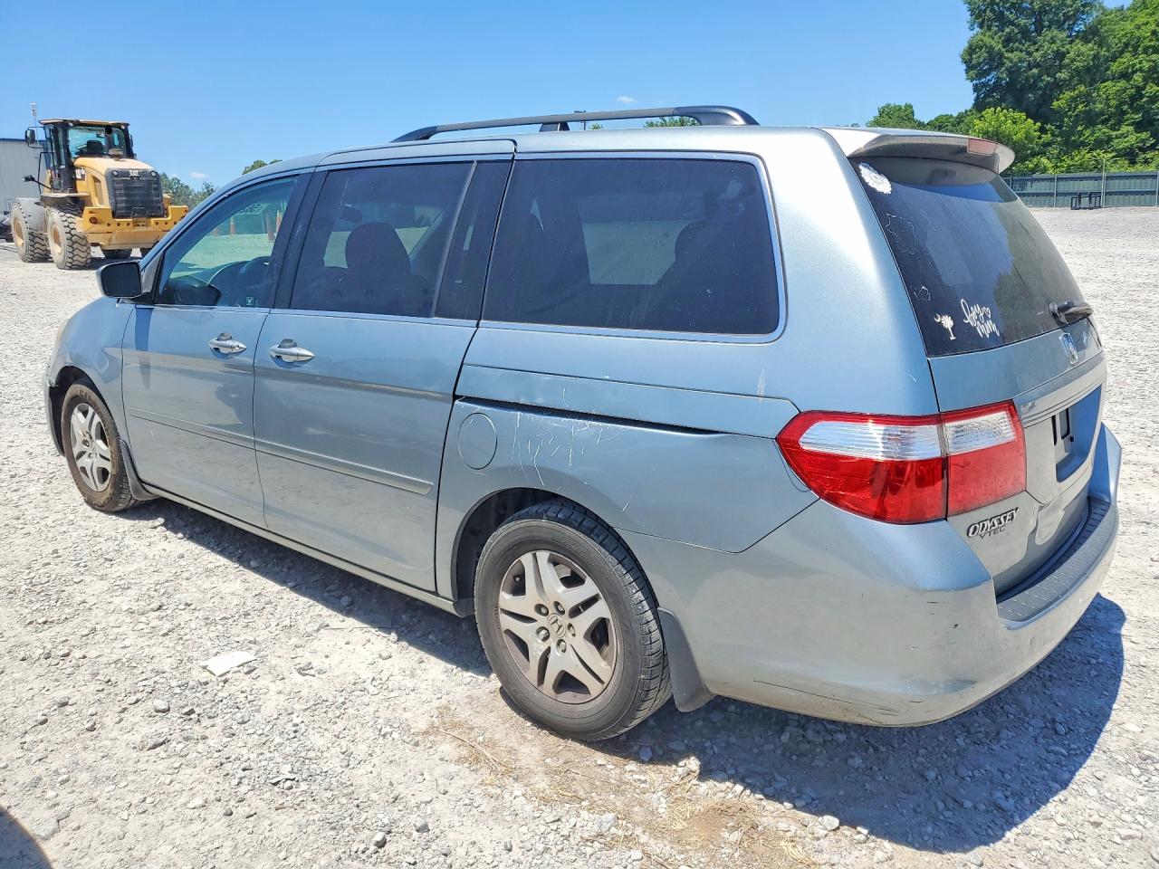 2007 Honda Odyssey Ex Green vin: 5FNRL38437B024201