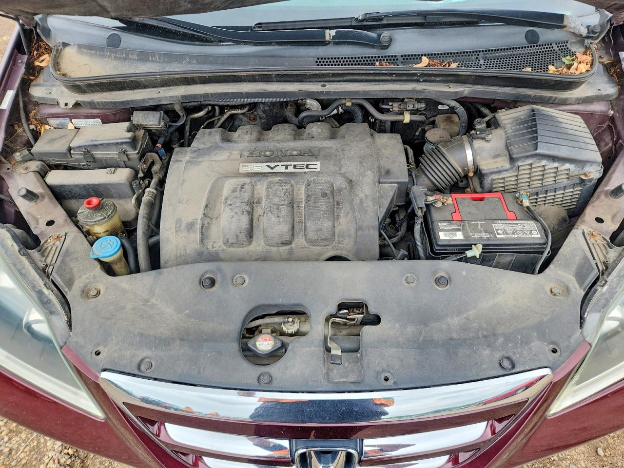 2007 Honda Odyssey Ex Burgundy vin: 5FNRL38437B074144