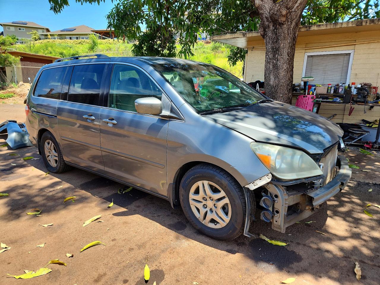 2007 Honda Odyssey Ex Charcoal vin: 5FNRL38437B081000