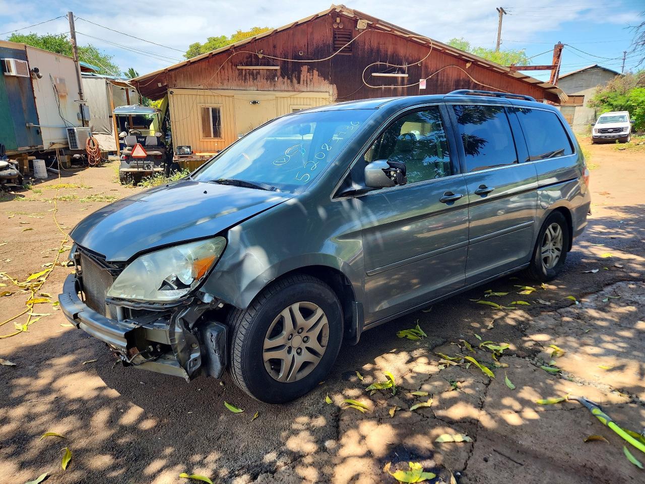 2007 Honda Odyssey Ex Charcoal vin: 5FNRL38437B081000
