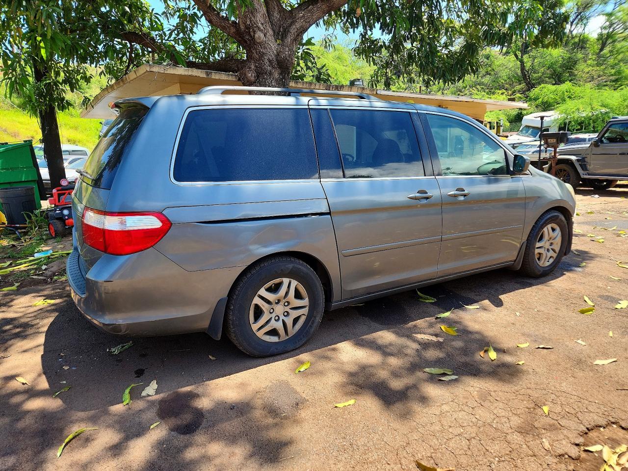 2007 Honda Odyssey Ex Charcoal vin: 5FNRL38437B081000