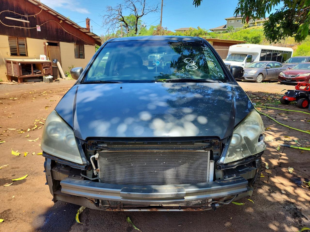 2007 Honda Odyssey Ex Charcoal vin: 5FNRL38437B081000