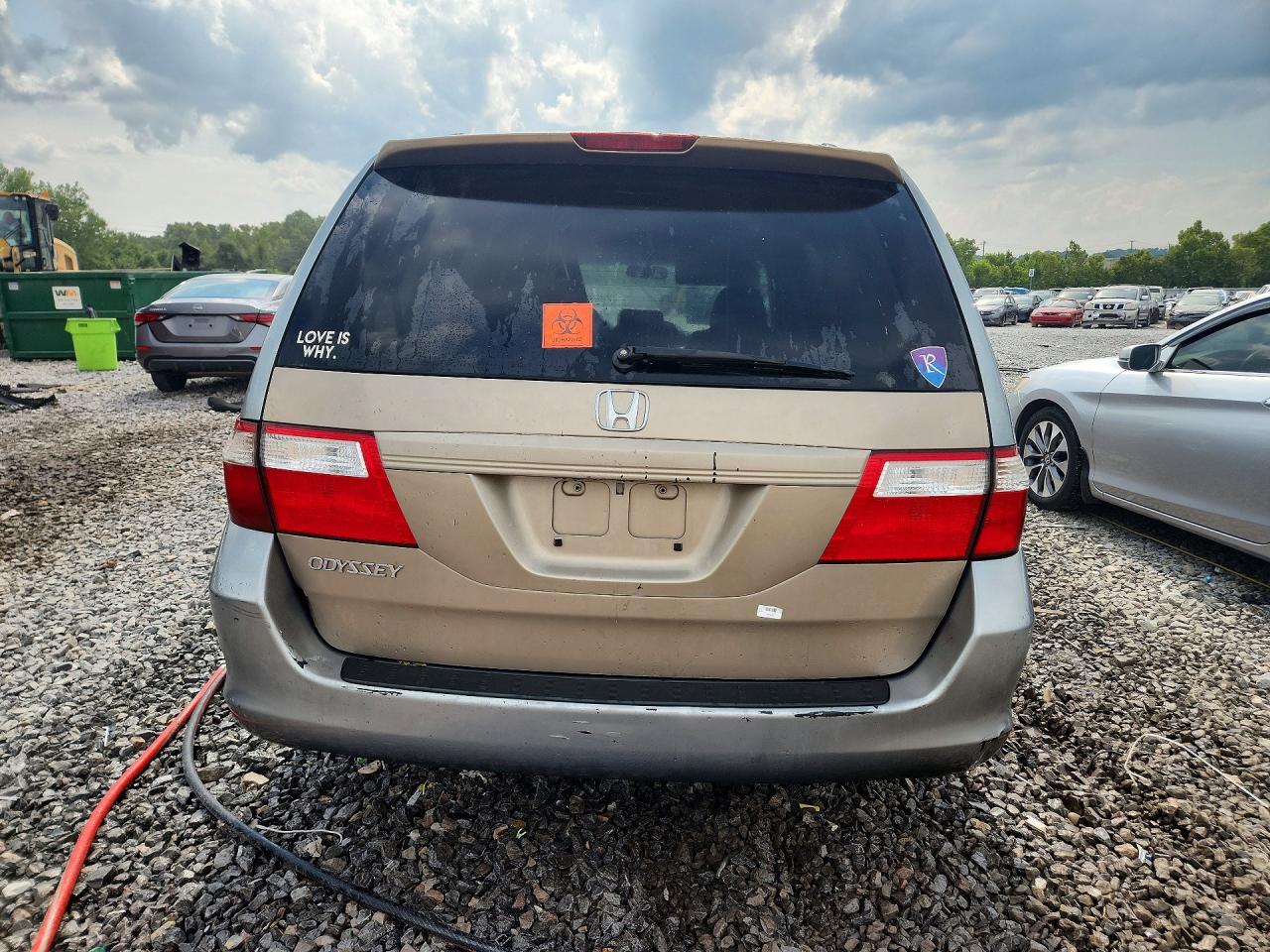 2007 Honda Odyssey Ex Blue vin: 5FNRL38437B095432