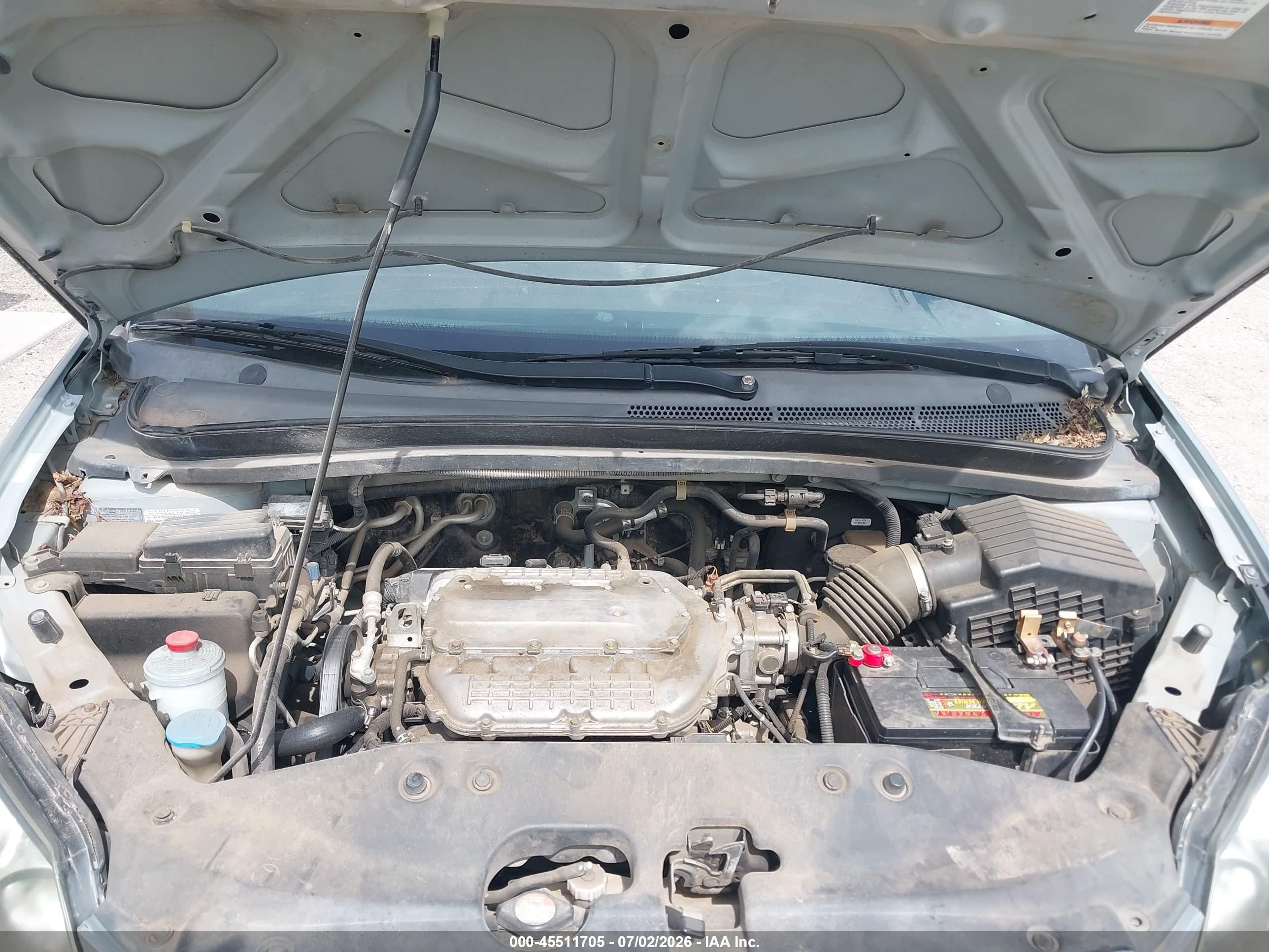 2007 Honda Odyssey Ex Silver vin: 5FNRL38437B100872