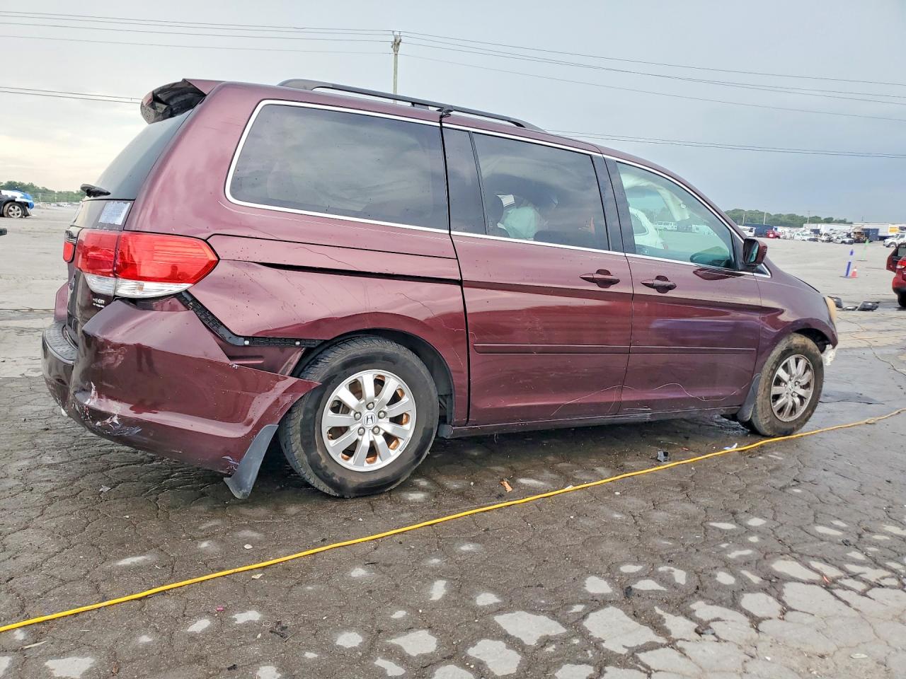 2008 Honda Odyssey Ex Бордовый vin: 5FNRL38438B039976