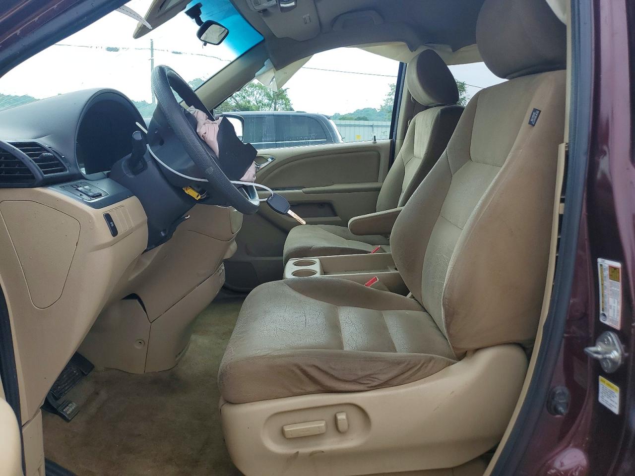 2008 Honda Odyssey Ex Бордовый vin: 5FNRL38438B039976