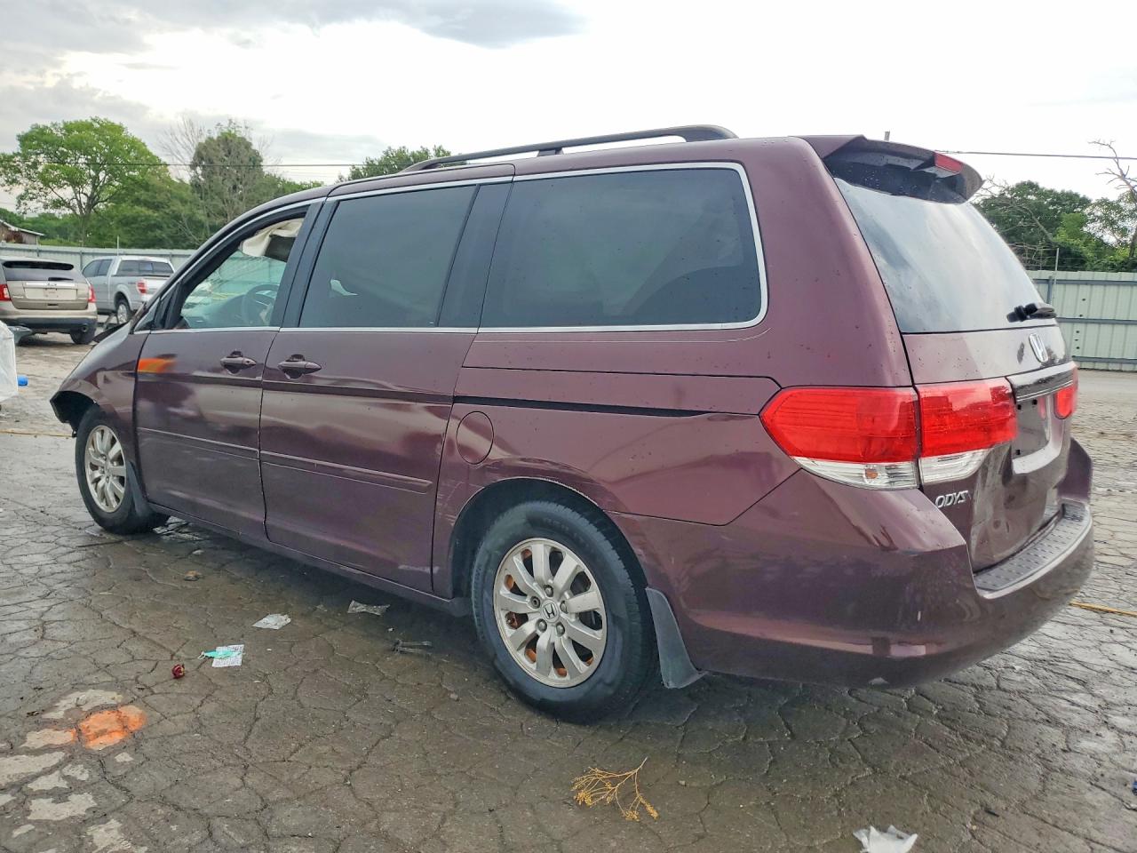 2008 Honda Odyssey Ex Бордовый vin: 5FNRL38438B039976
