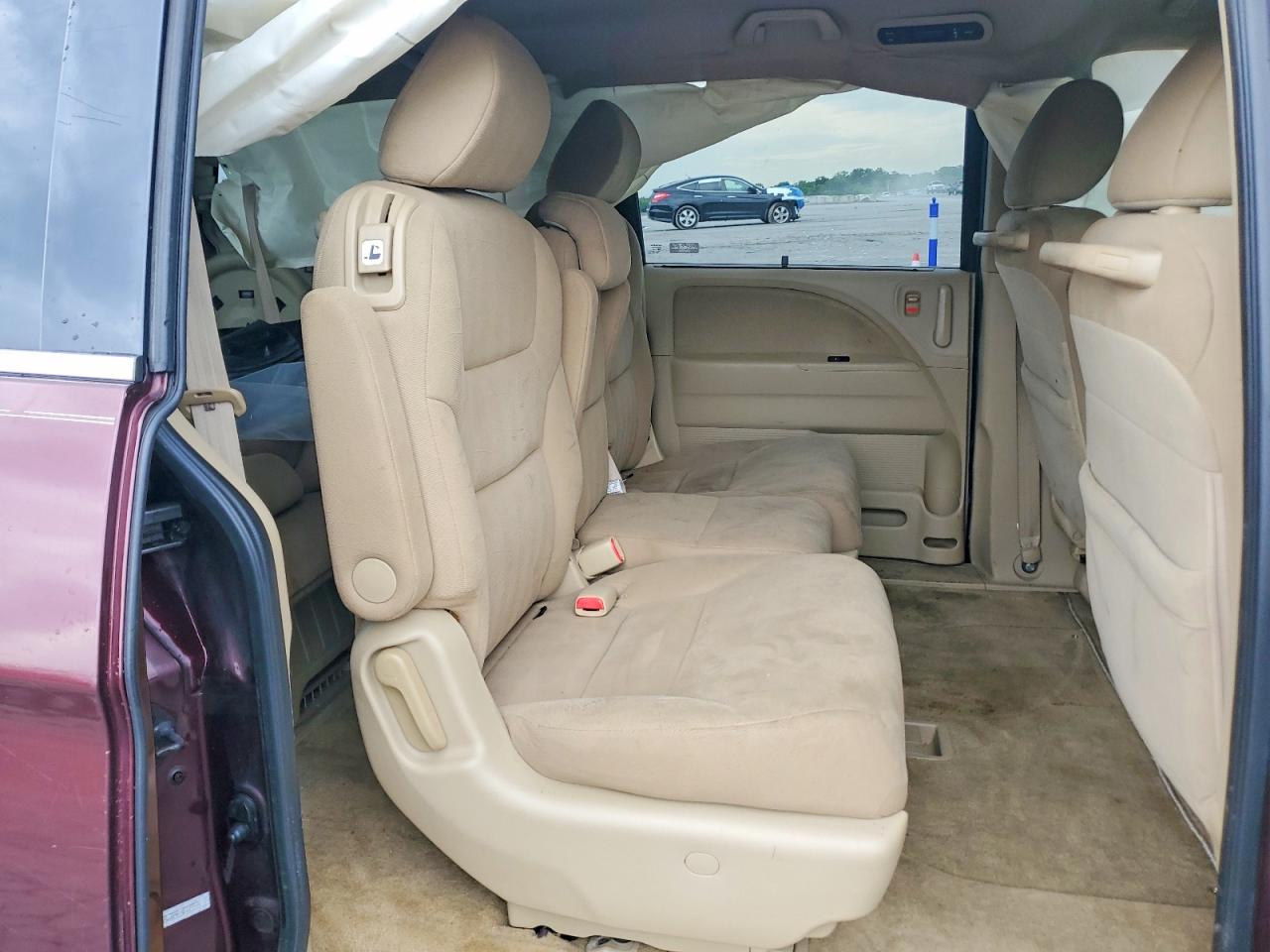 2008 Honda Odyssey Ex Бордовый vin: 5FNRL38438B039976