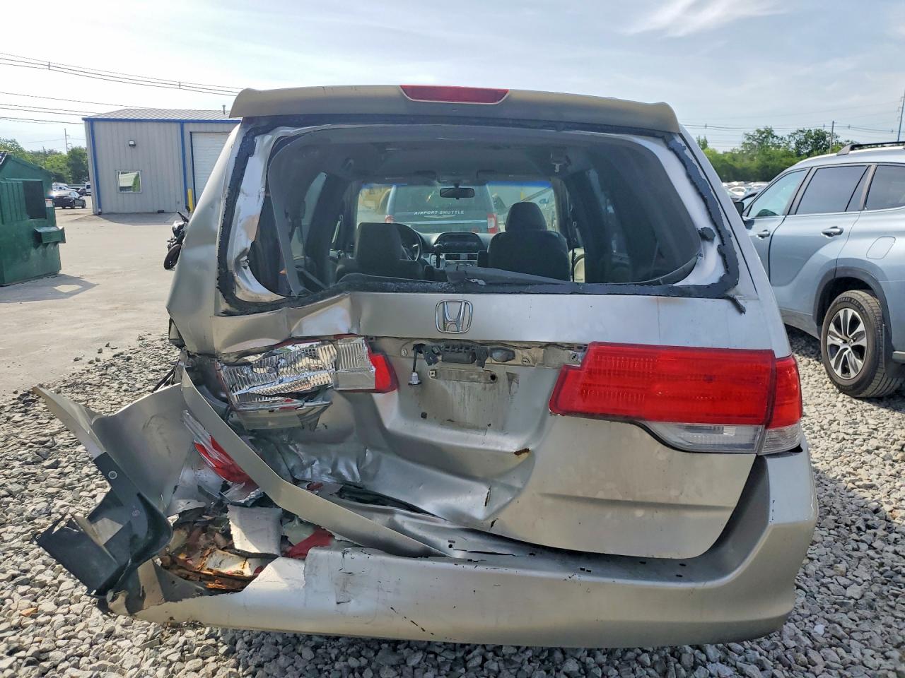 2008 Honda Odyssey Ex Silver vin: 5FNRL38438B412336