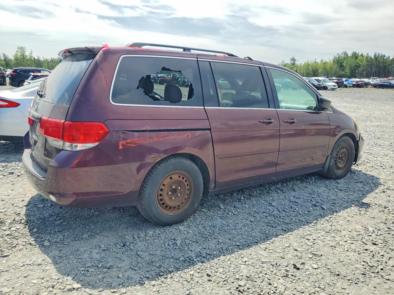 2008 Honda Odyssey Ex Red vin: 5FNRL38438B510007