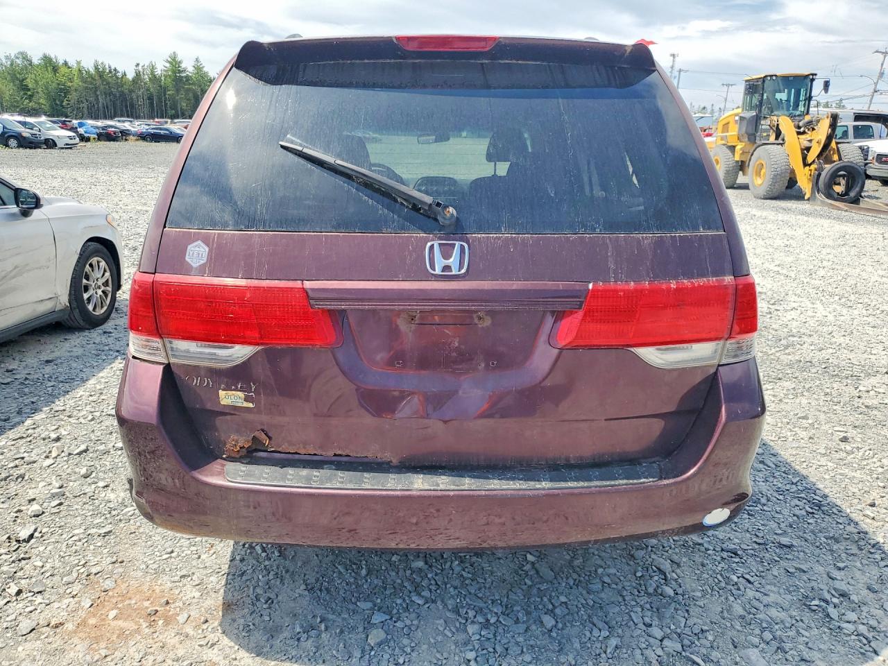 2008 Honda Odyssey Ex Red vin: 5FNRL38438B510007