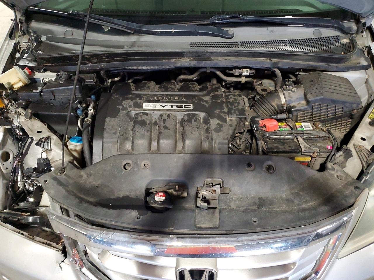 2009 Honda Odyssey Ex Silver vin: 5FNRL38439B056536