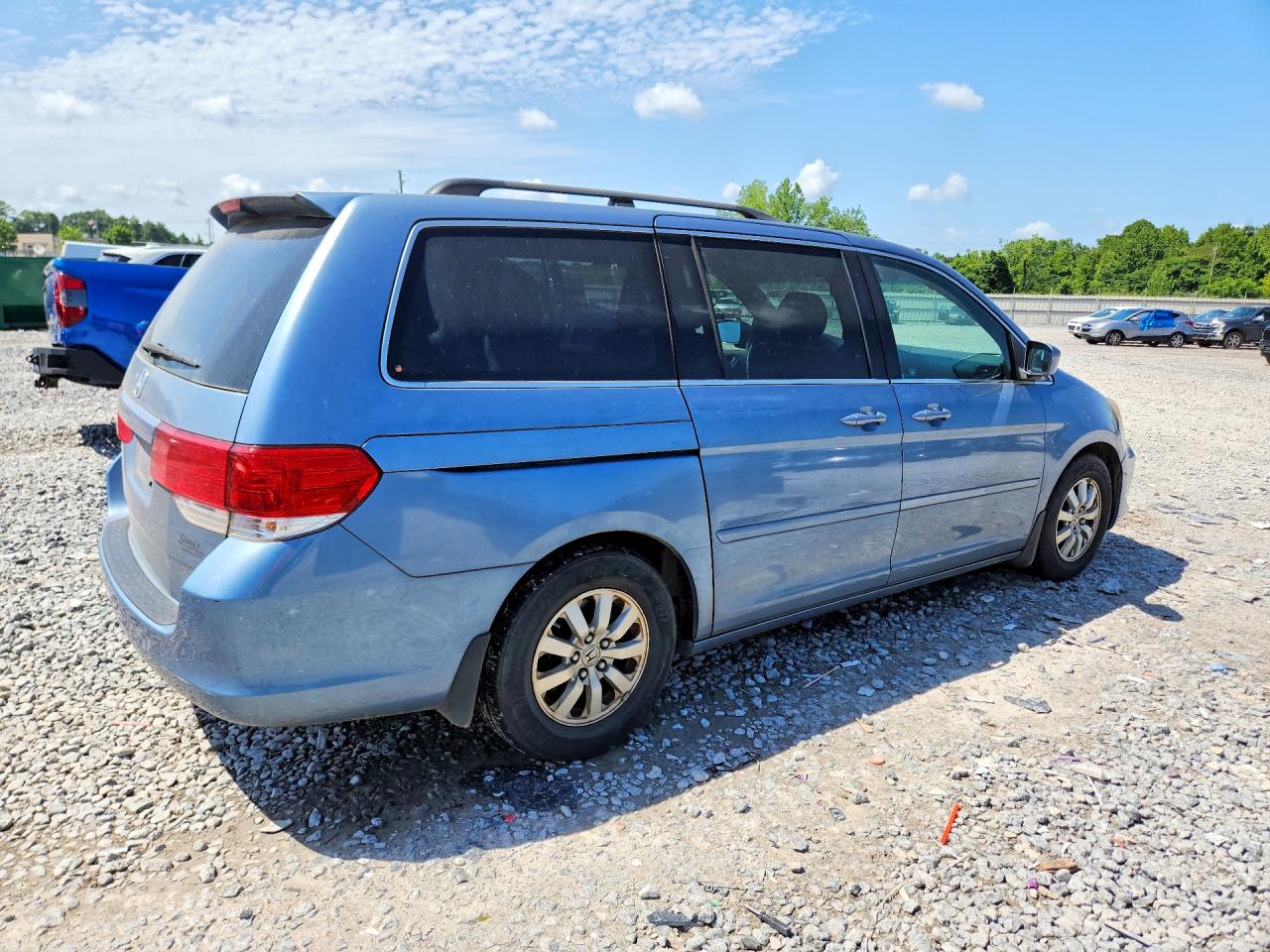 2009 Honda Odyssey Ex Blue vin: 5FNRL38439B060103