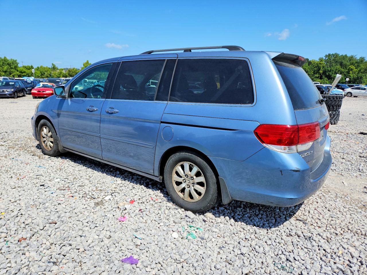 2009 Honda Odyssey Ex Blue vin: 5FNRL38439B060103