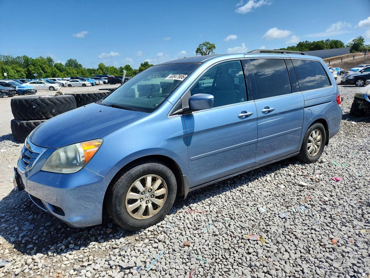 2009 Honda Odyssey Ex Синий vin: 5FNRL38439B060103