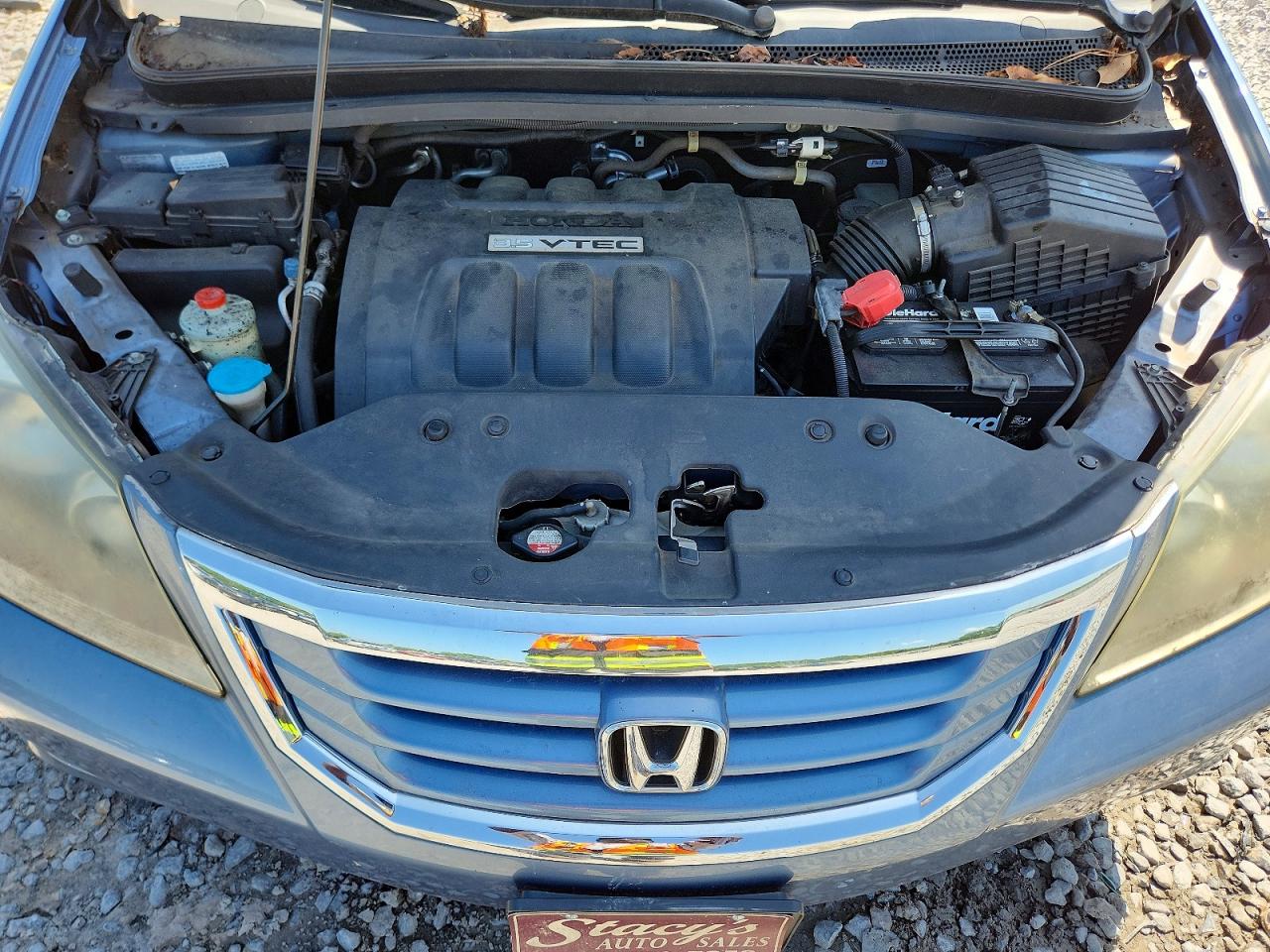 2009 Honda Odyssey Ex Blue vin: 5FNRL38439B060103