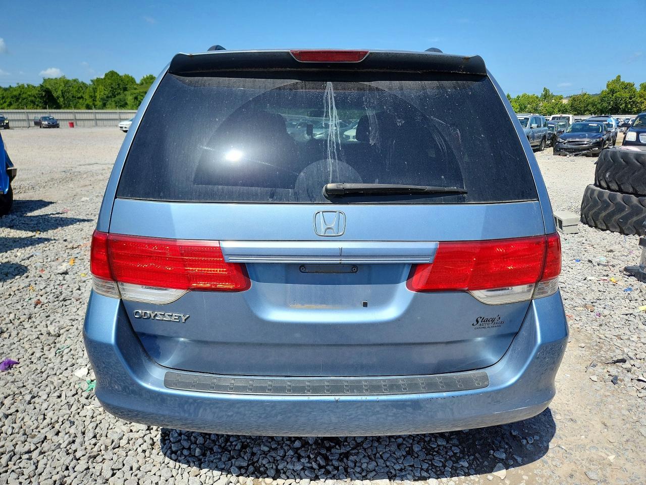 2009 Honda Odyssey Ex Blue vin: 5FNRL38439B060103