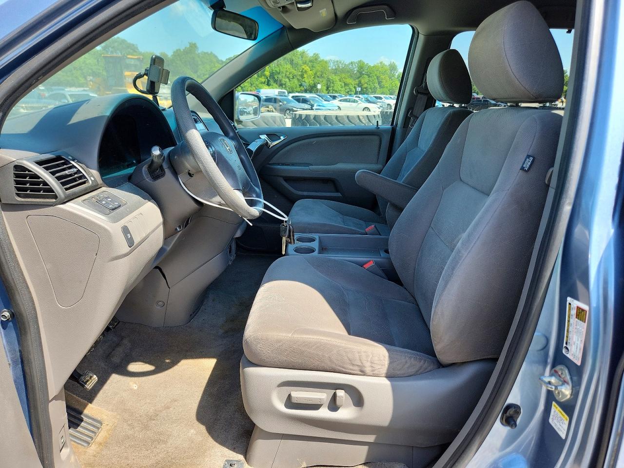 2009 Honda Odyssey Ex Blue vin: 5FNRL38439B060103