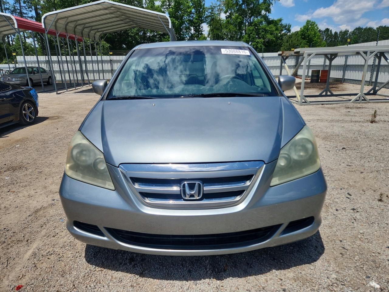 2006 Honda Odyssey Ex Синий vin: 5FNRL38446B051213