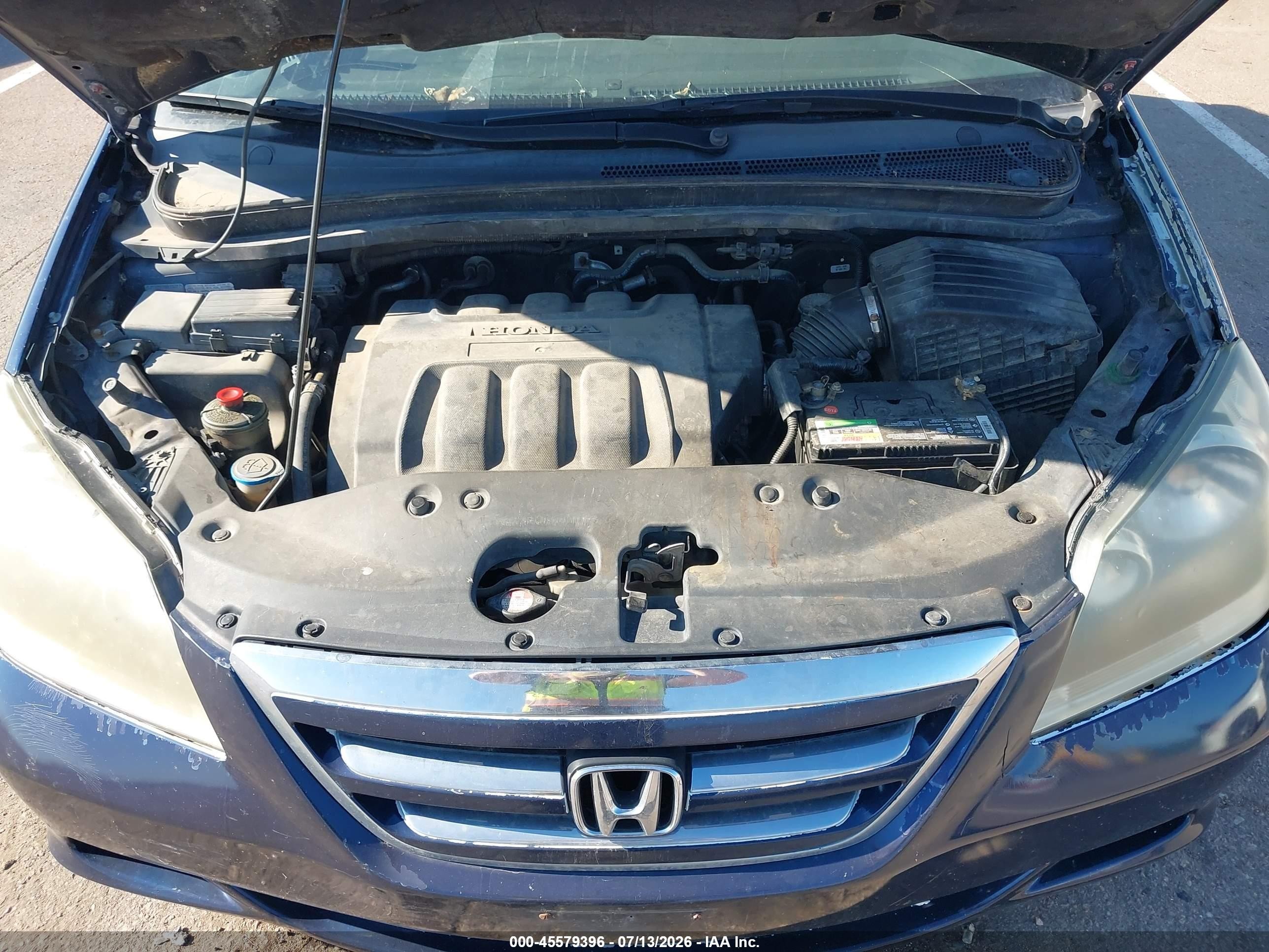 2006 Honda Odyssey Ex Blue vin: 5FNRL38446B077634