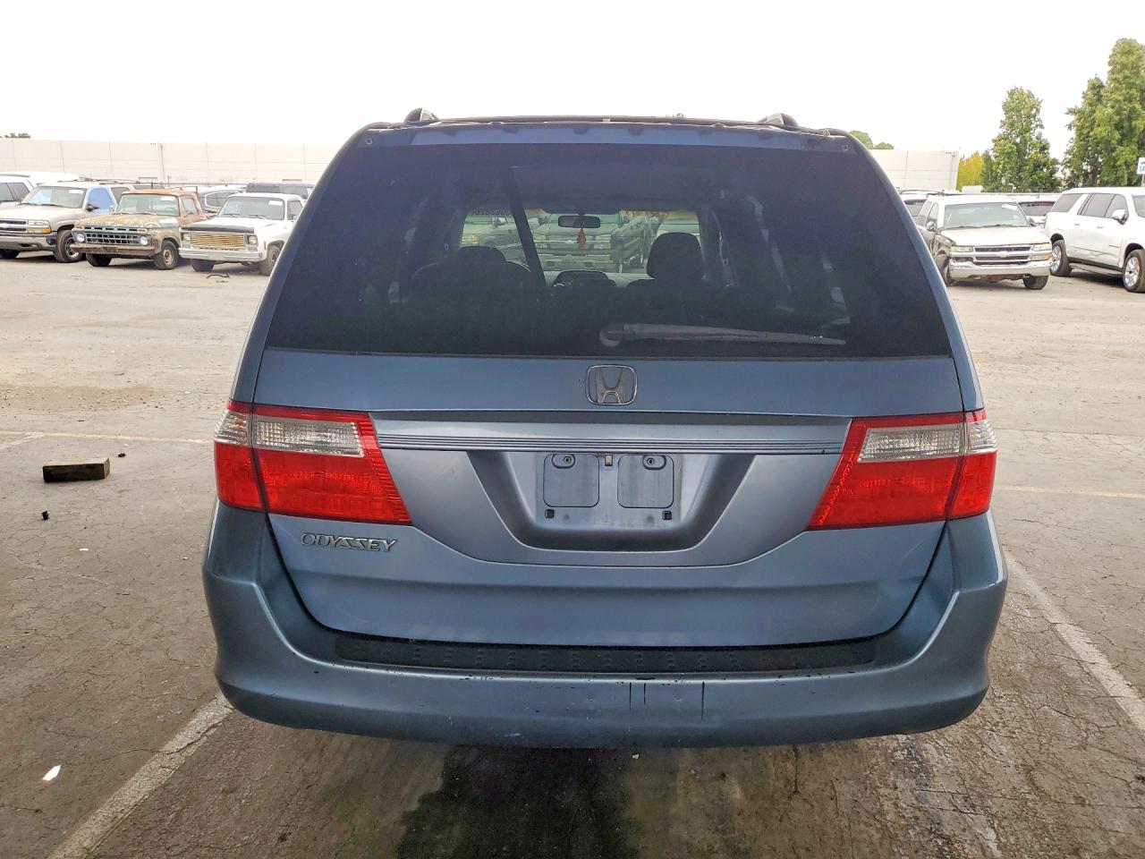 2006 Honda Odyssey Ex Синий vin: 5FNRL38446B093669
