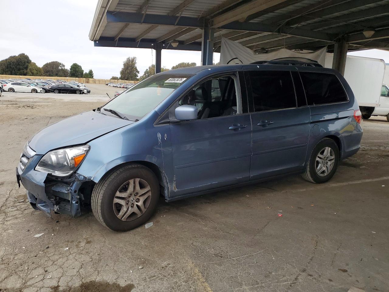 2006 Honda Odyssey Ex Синий vin: 5FNRL38446B093669
