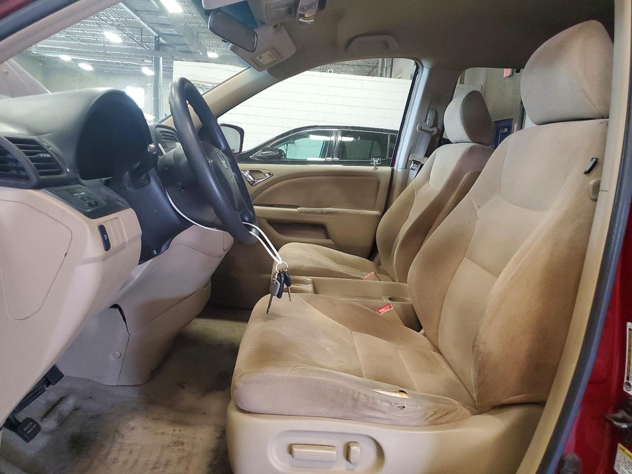 2006 Honda Odyssey Ex Red vin: 5FNRL38446B404713