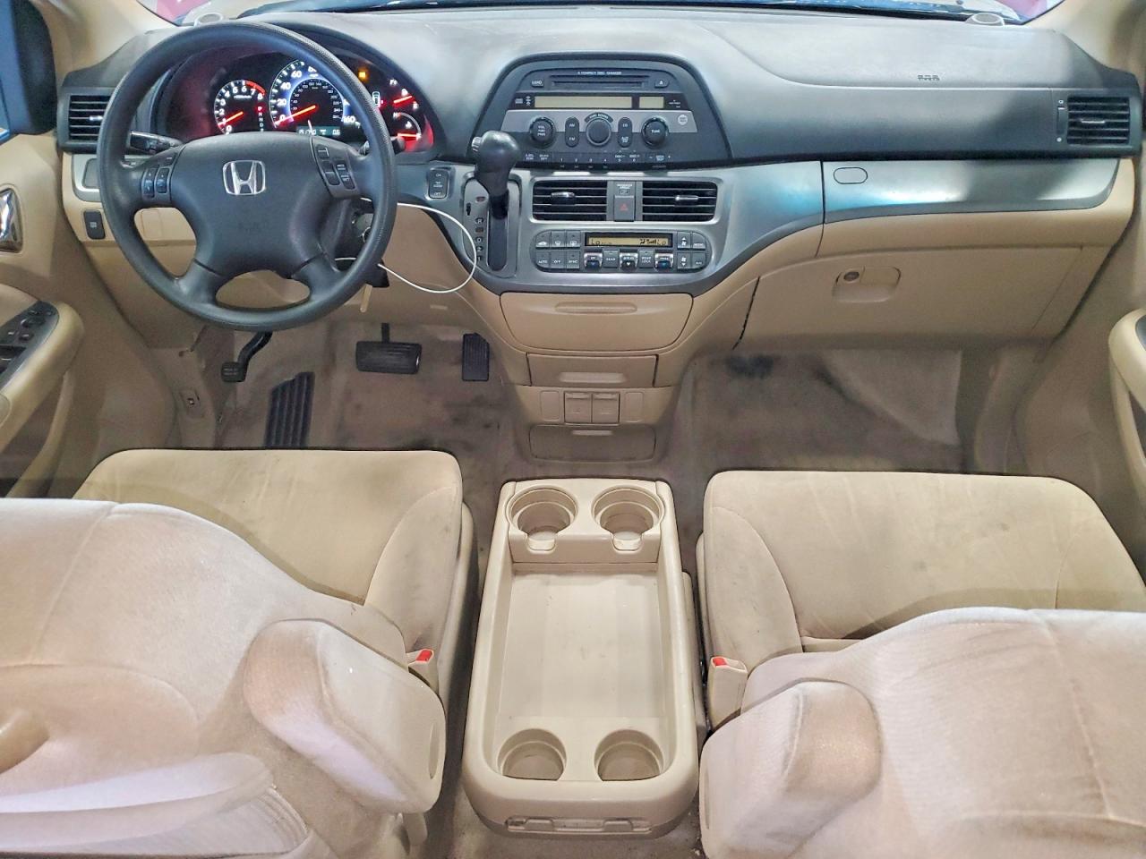2006 Honda Odyssey Ex Red vin: 5FNRL38446B404713