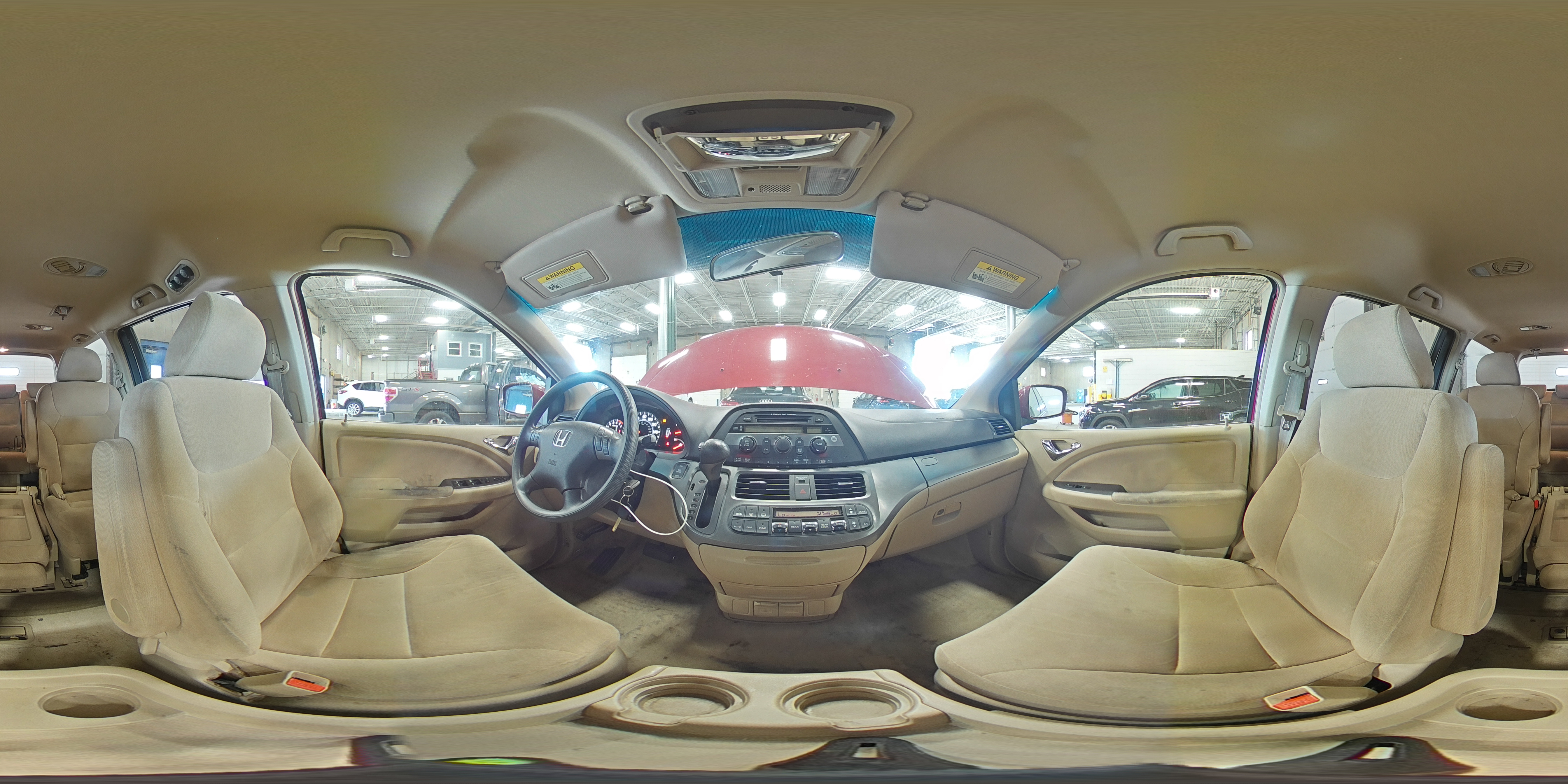 2006 Honda Odyssey Ex Red vin: 5FNRL38446B404713