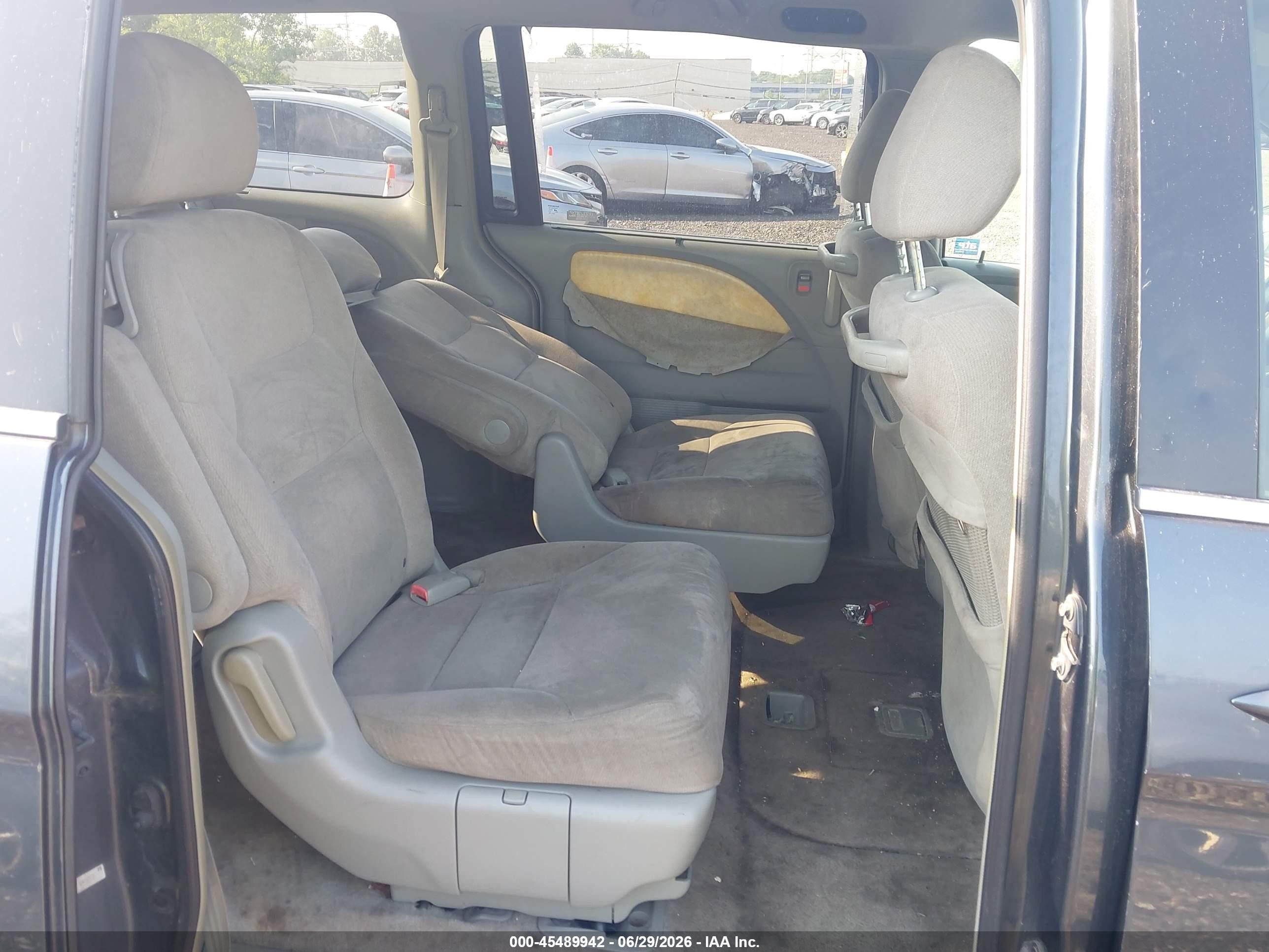 2006 Honda Odyssey Ex Gray vin: 5FNRL38446B406929