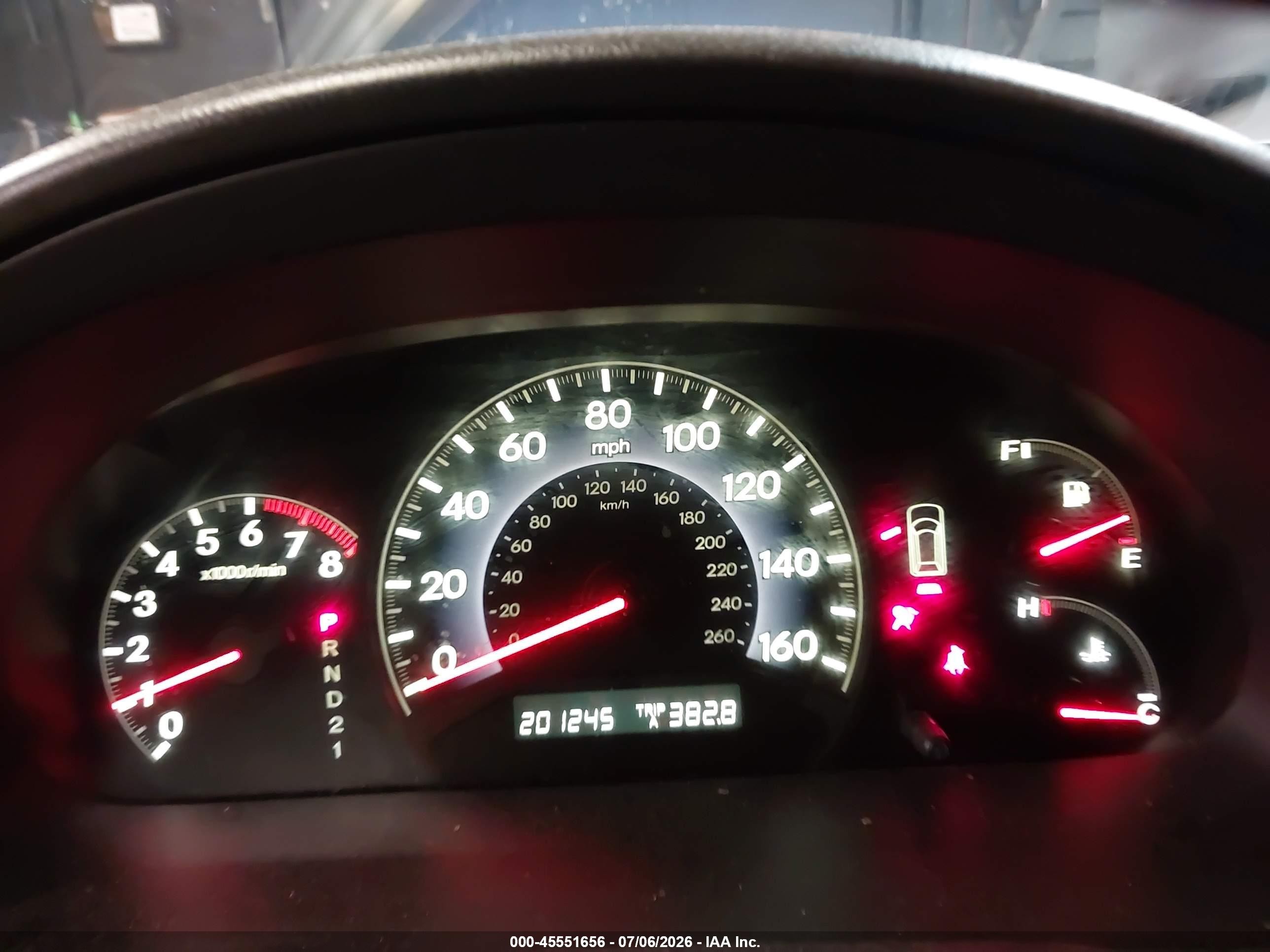 2006 Honda Odyssey Ex Серебряный vin: 5FNRL38446B436321
